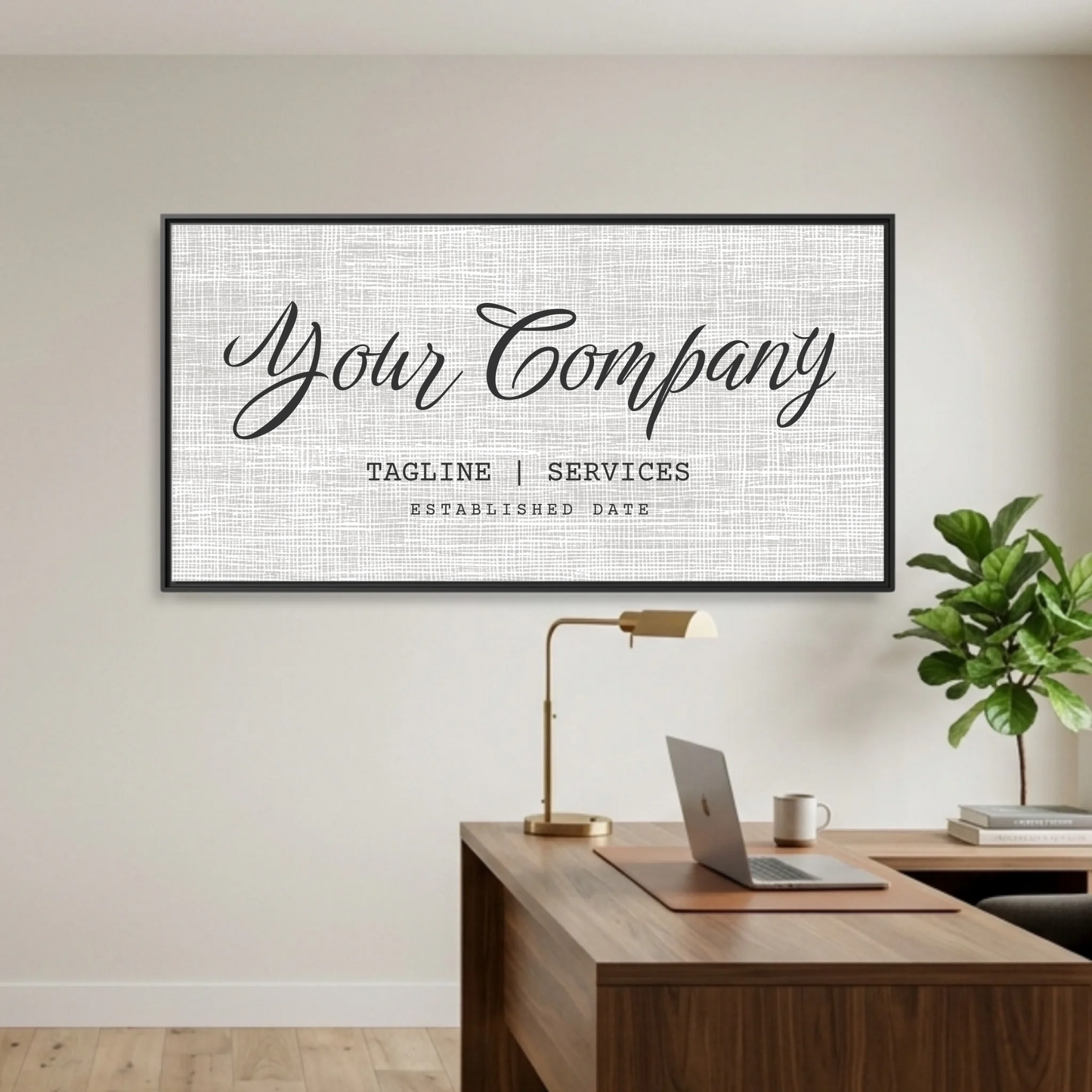 Office Blk Wide Format Mockup