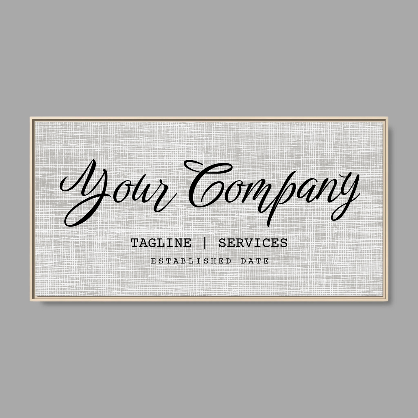 Natural Frame Wide Format 2.1 Canvas for TIB