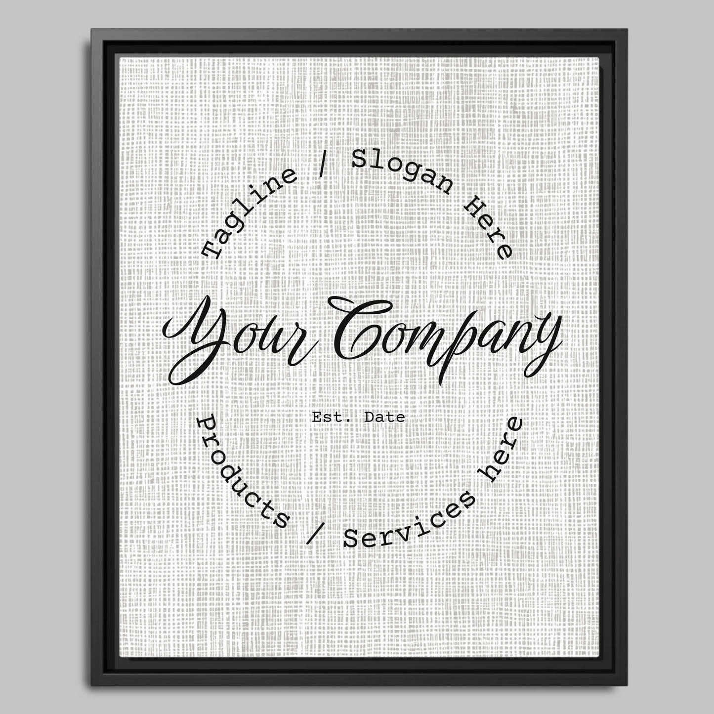 Black Framed Closeup 16x20 Vertical Canvas (4.5) Mockup For TIB