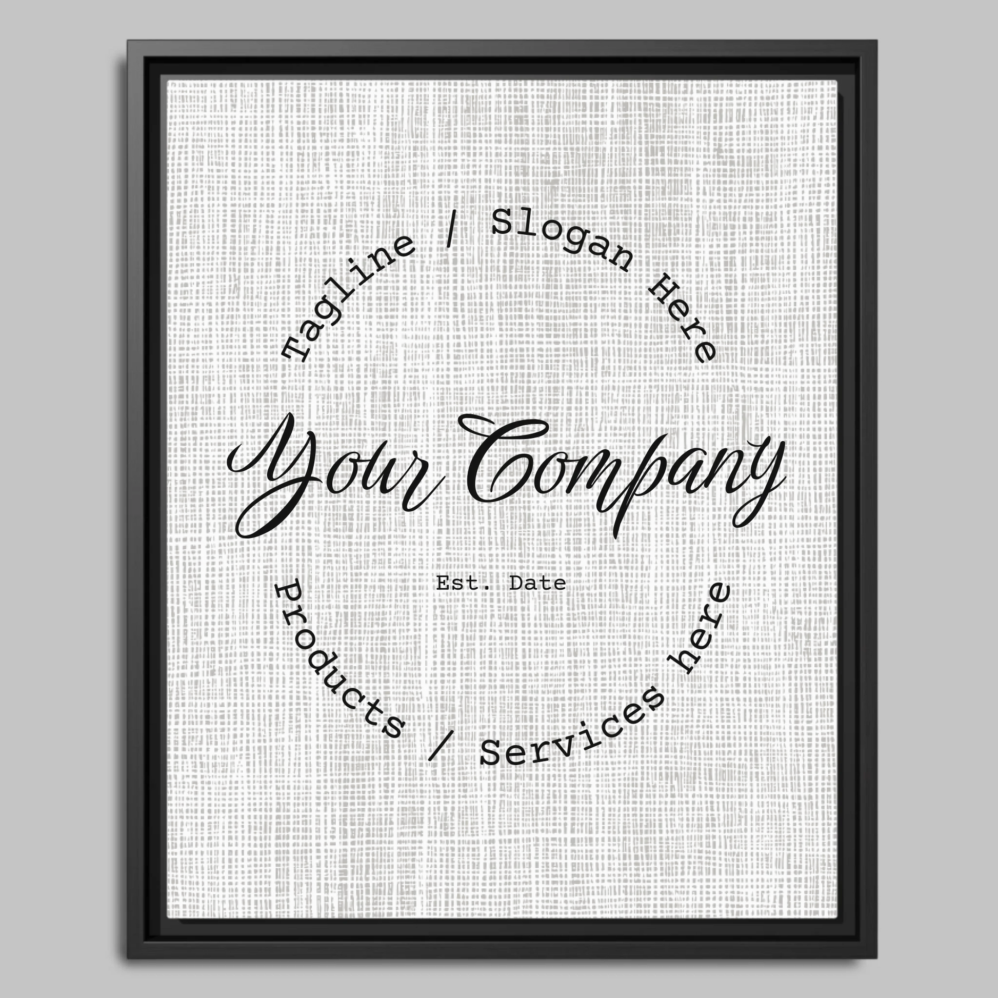 Black Framed Closeup 16x20 Vertical Canvas (4.5) Mockup For TIB