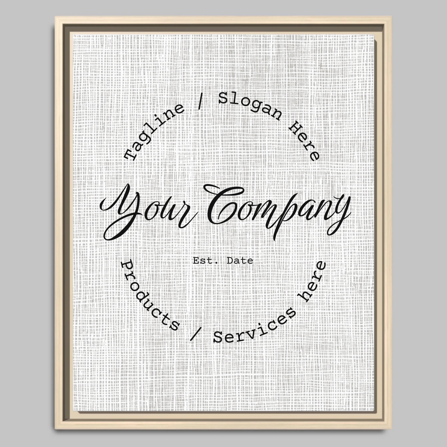 Natural Framed Closeup 16x20 Vertical Canvas (4.5) Mockup For TIB