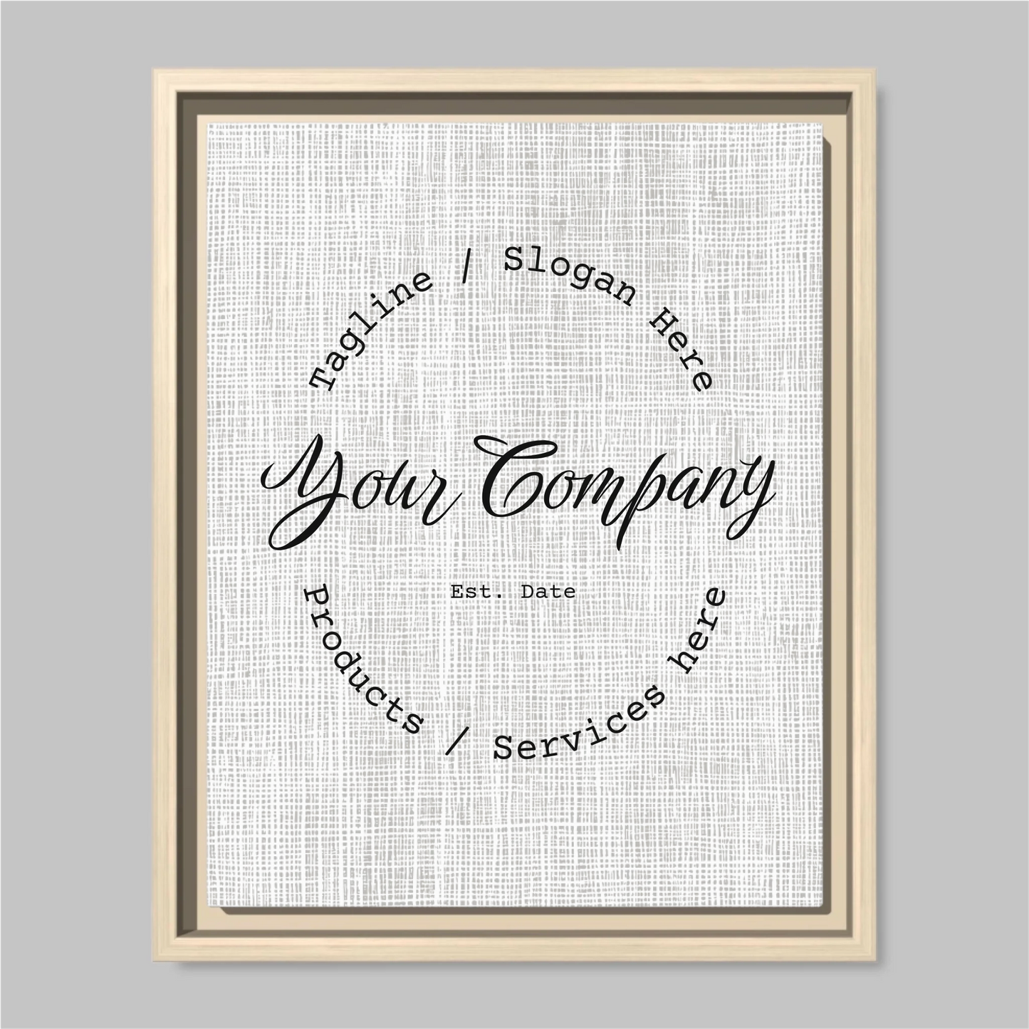 Natural Framed Closeup 11x14 (11.14) Vertical Canvas Mockup