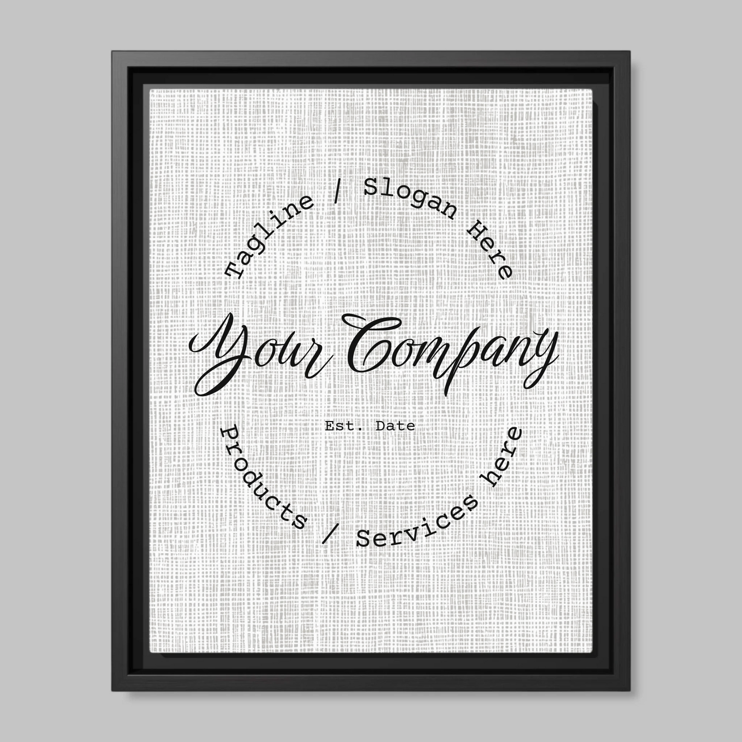 Black Framed Closeup 11x14 (11.14) Vertical Canvas Mockup