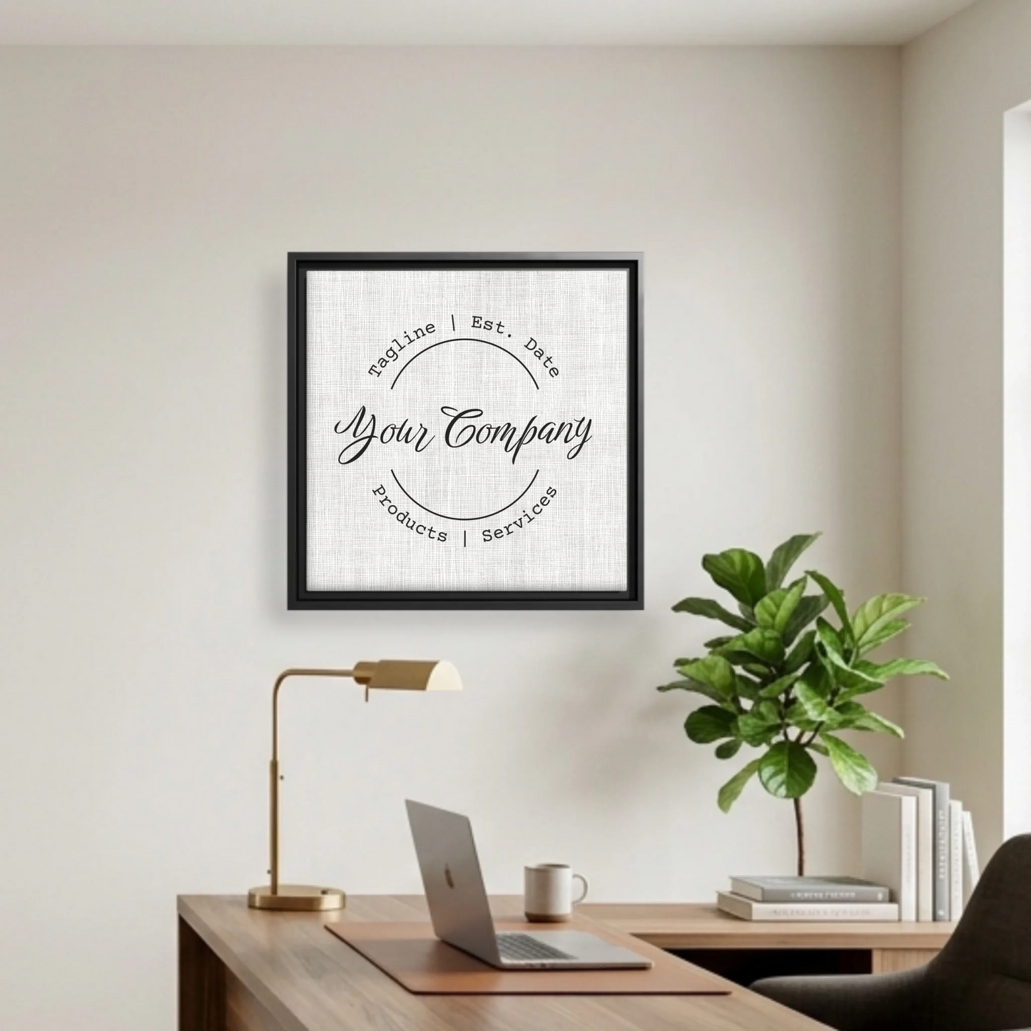 Office Blk Square Mockup
