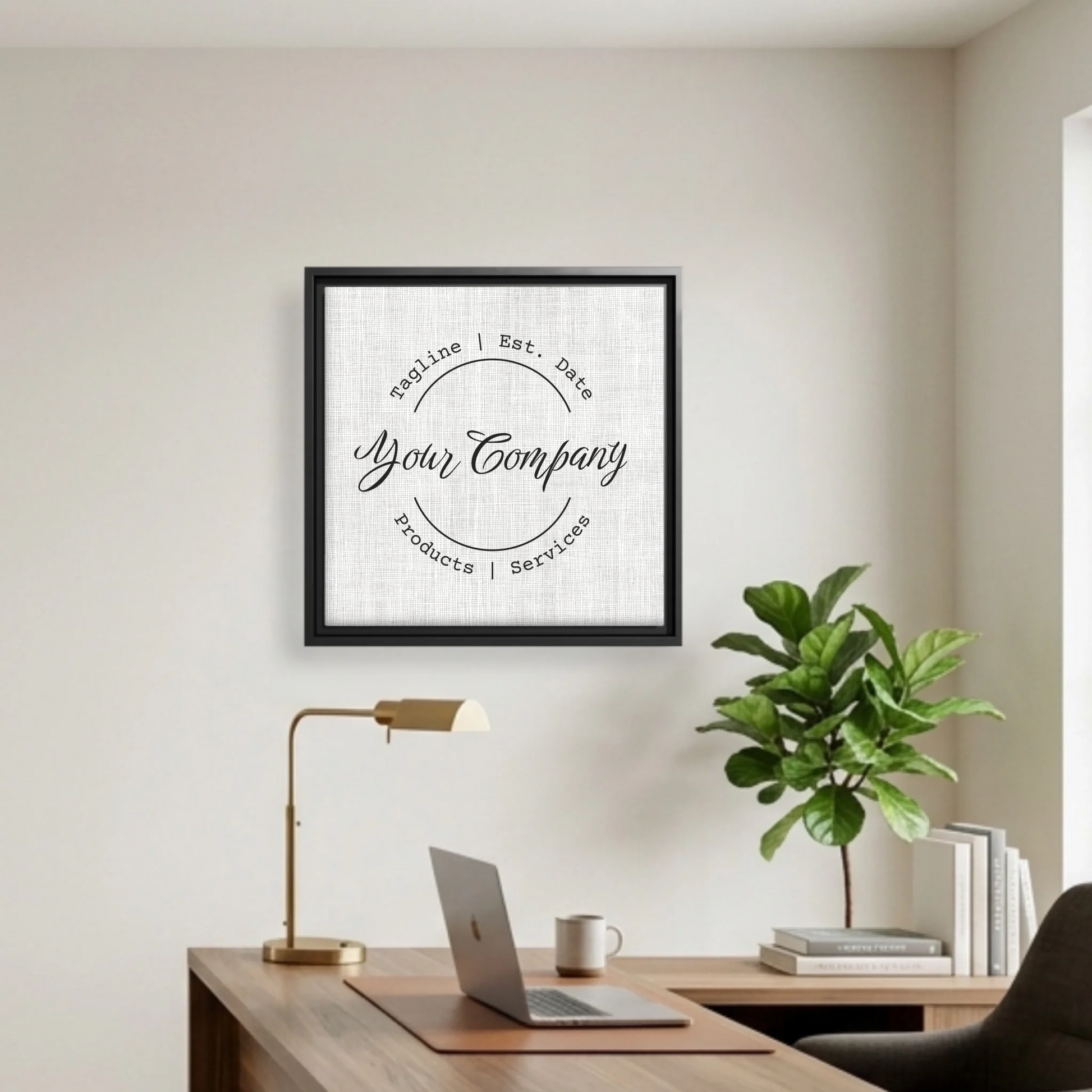 Office Blk Square Mockup