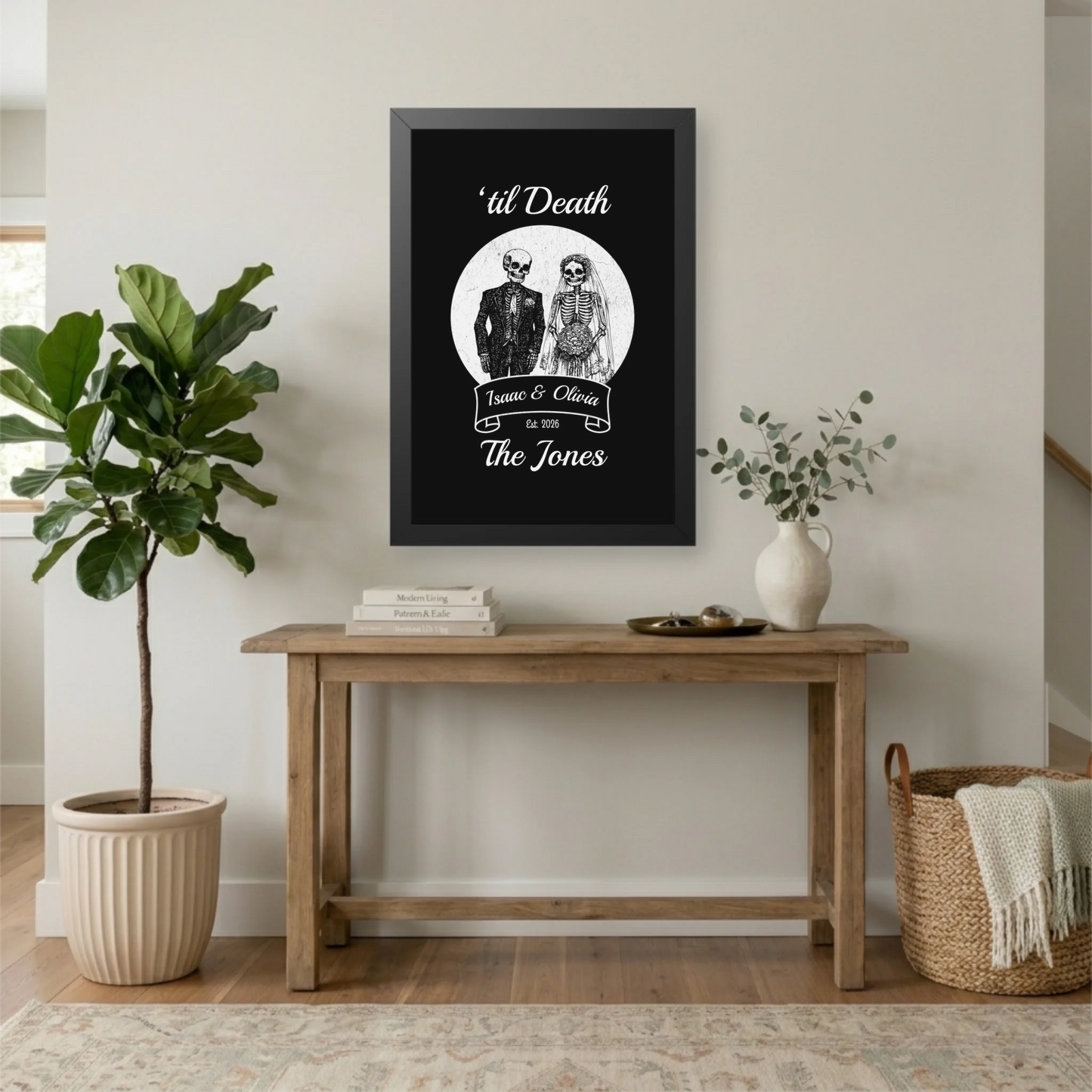 Entryway 20x30 Poster Mockup Black