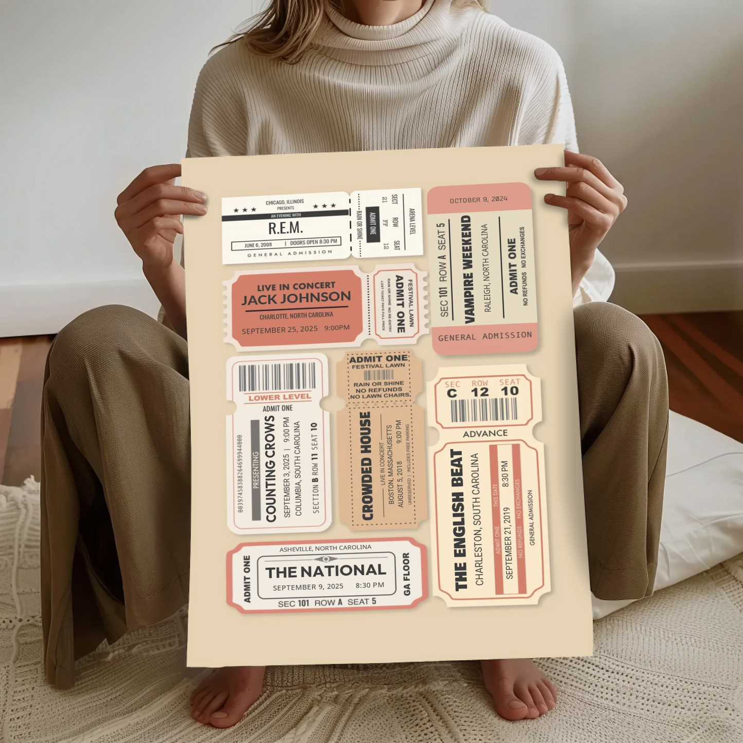 Unframed Poster 20x30 Mockup