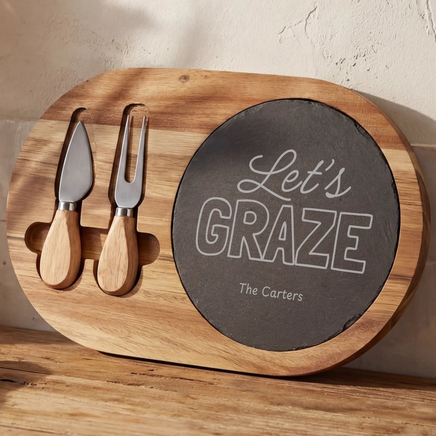 Oval Charcuterie Lifestyle Closeup