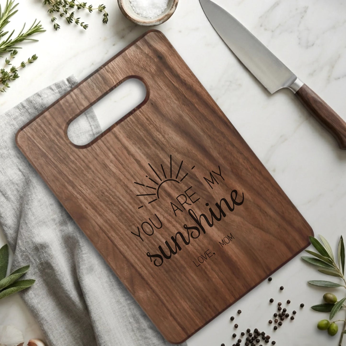 Rectangle Cutting Board Walnut for TIB