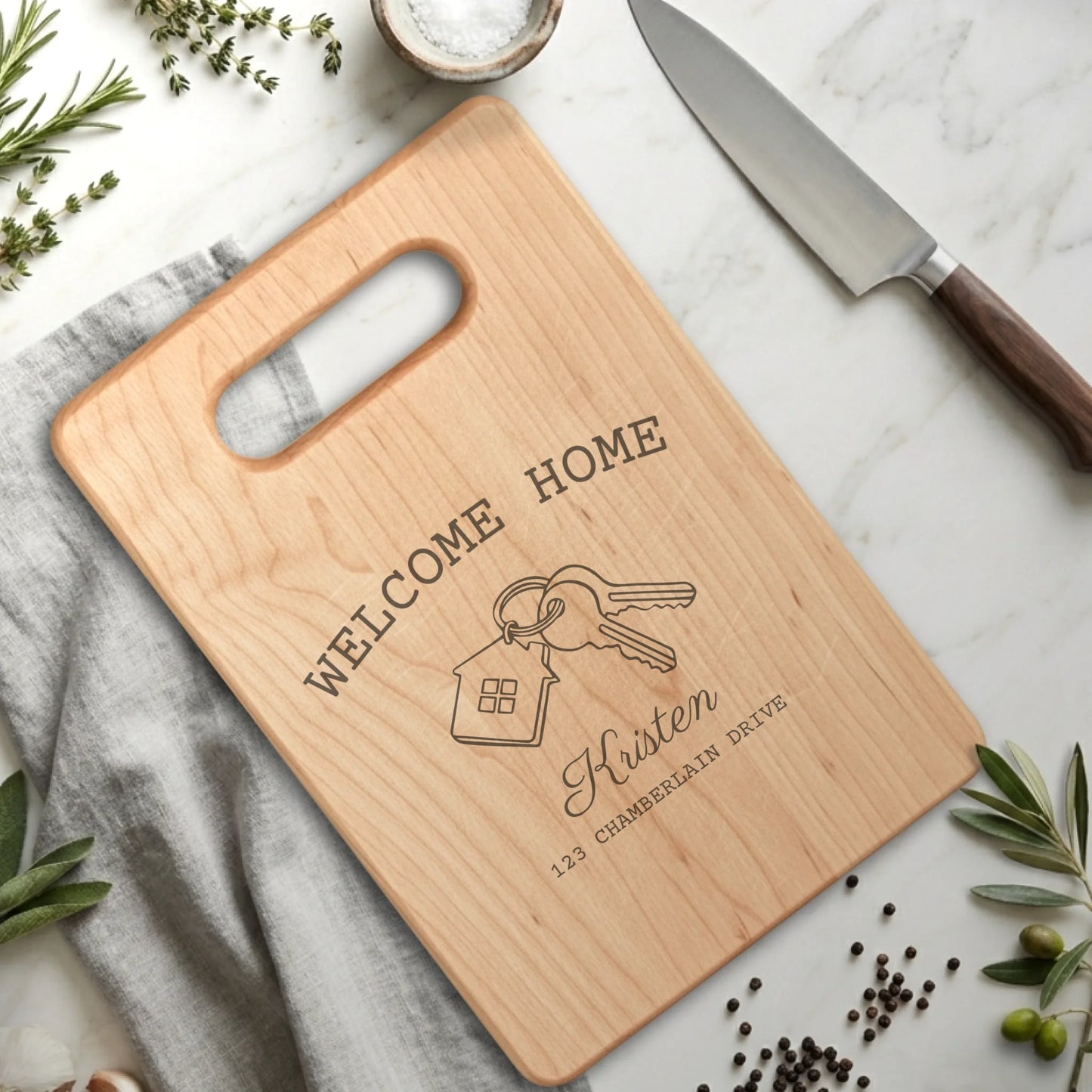Rectangle Cutting Board Maple for TIB