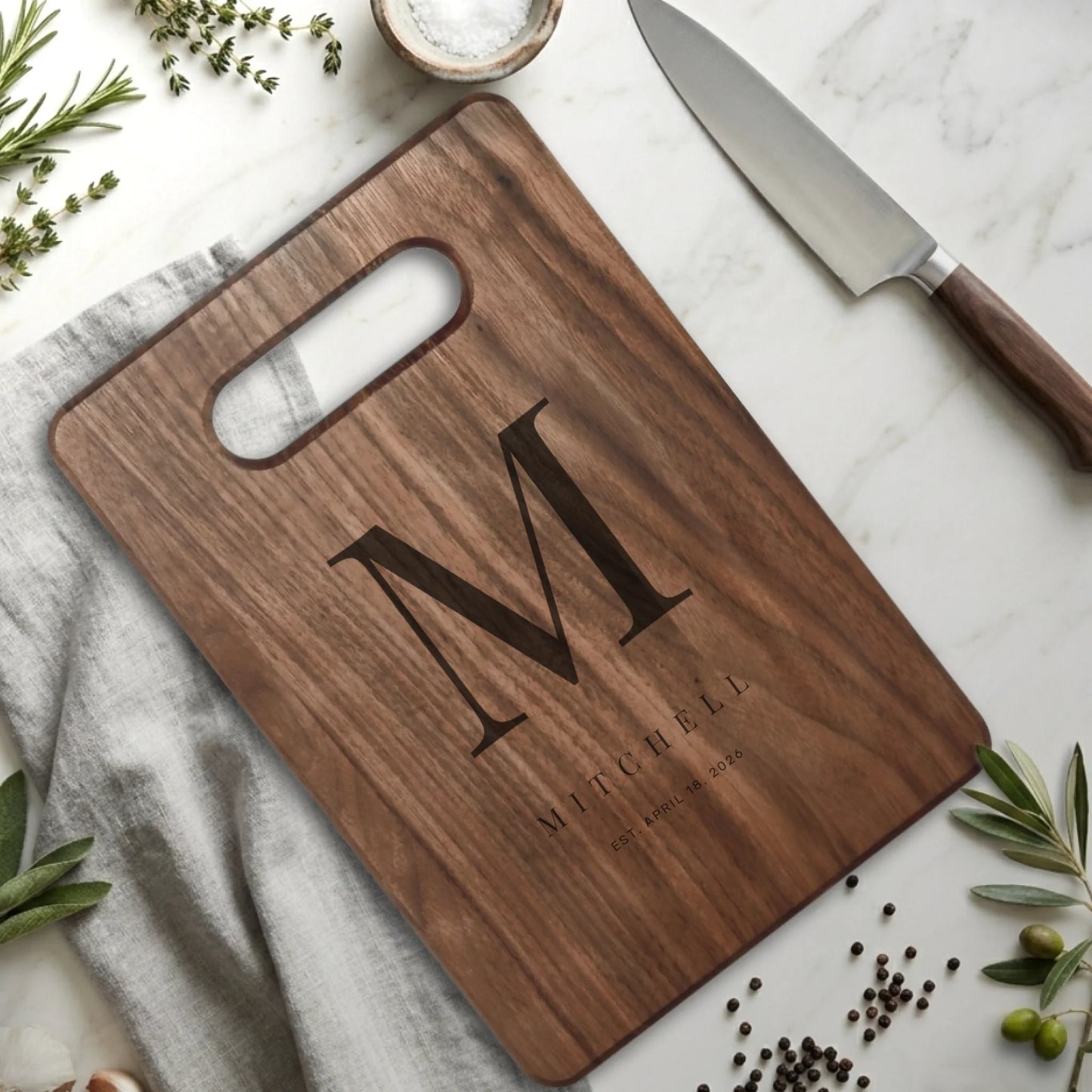 Rectangle Cutting Board Walnut for TIB