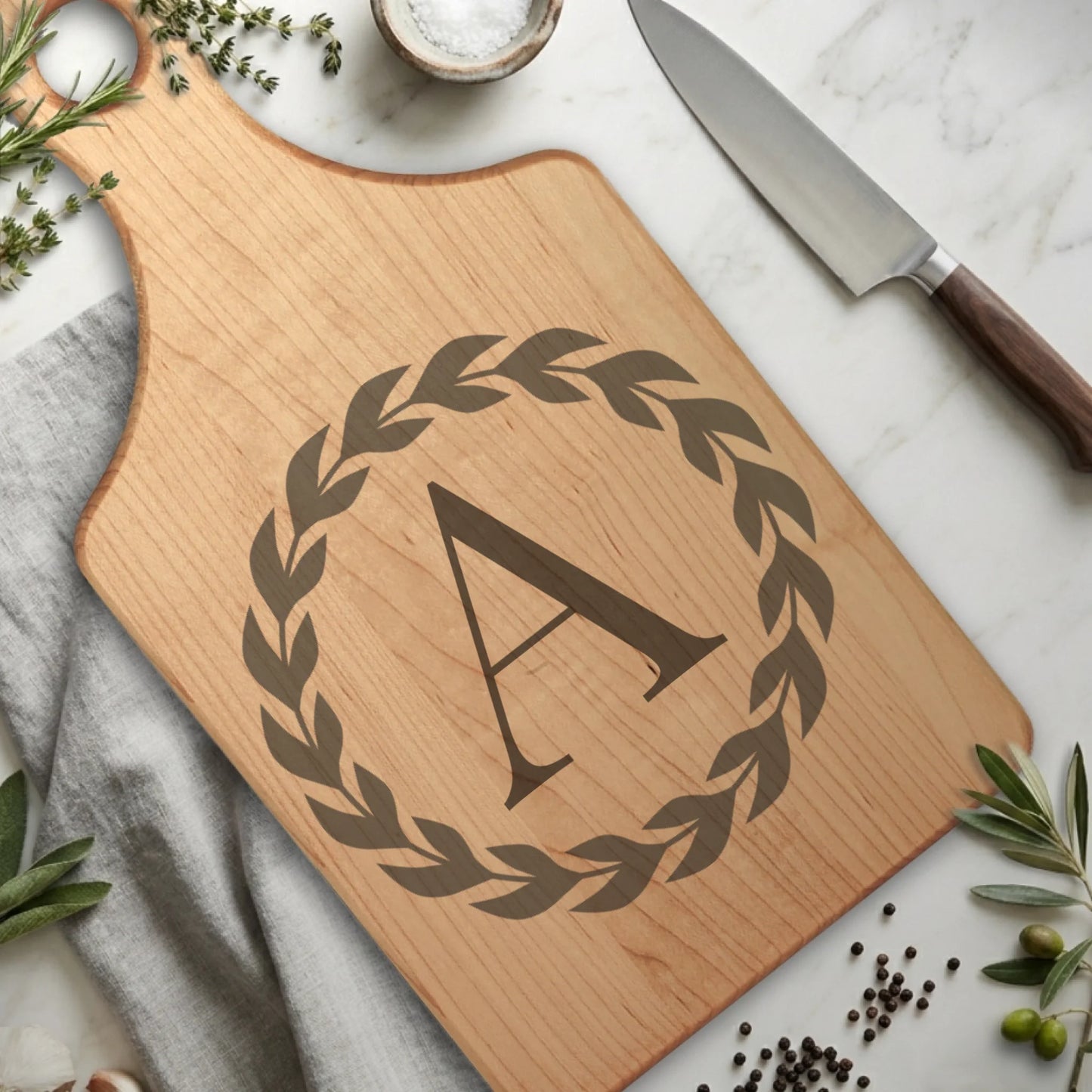 Paddle Cutting Board Maple for TIB