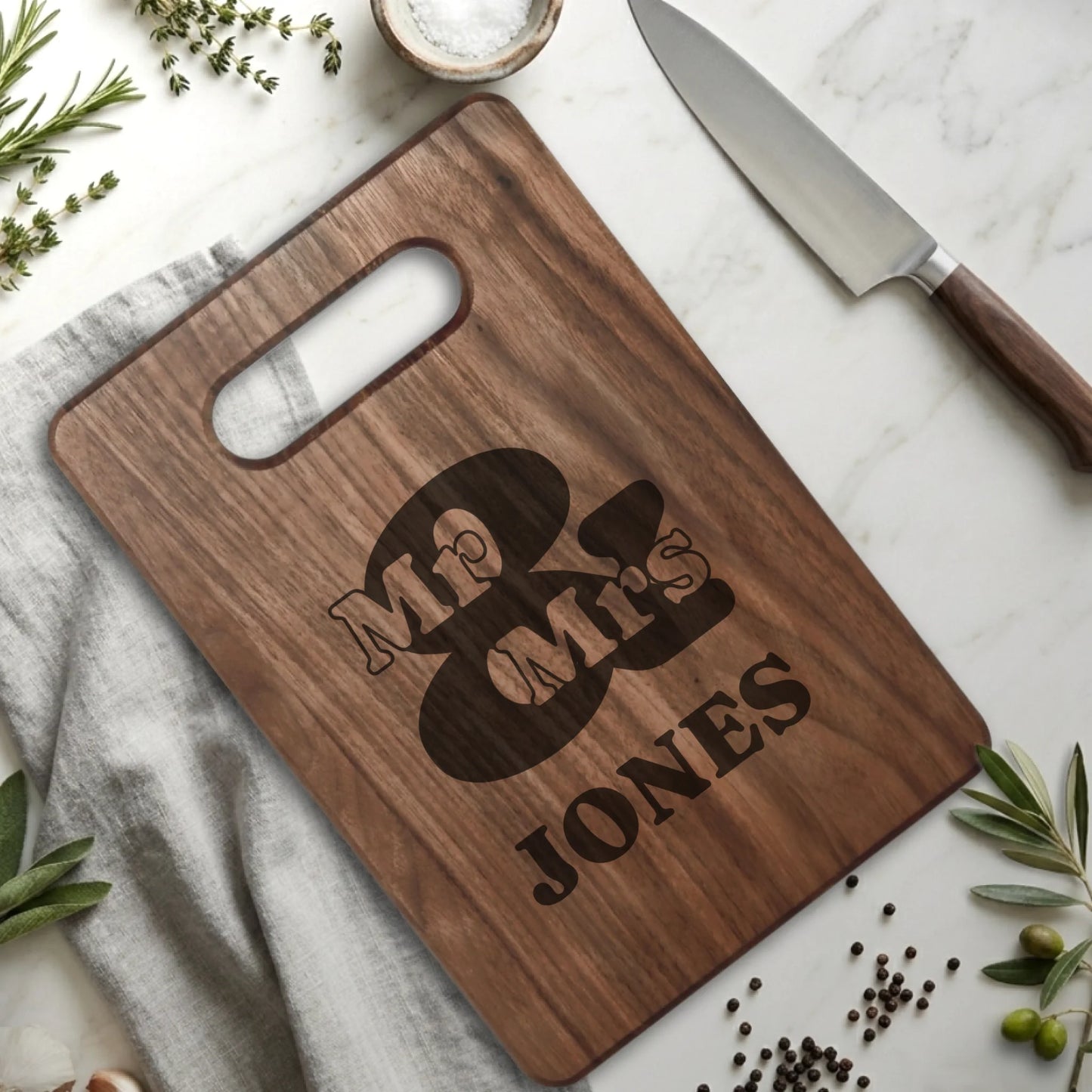 Rectangle Cutting Board Walnut for TIB