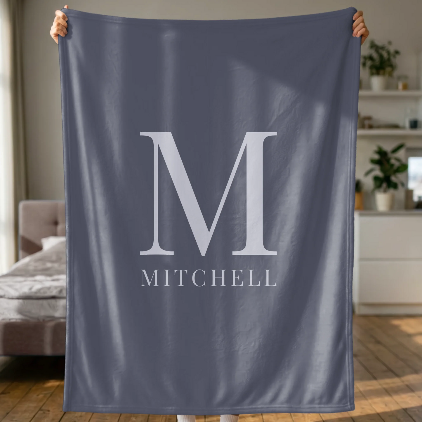 Woman Holding Blanket 2