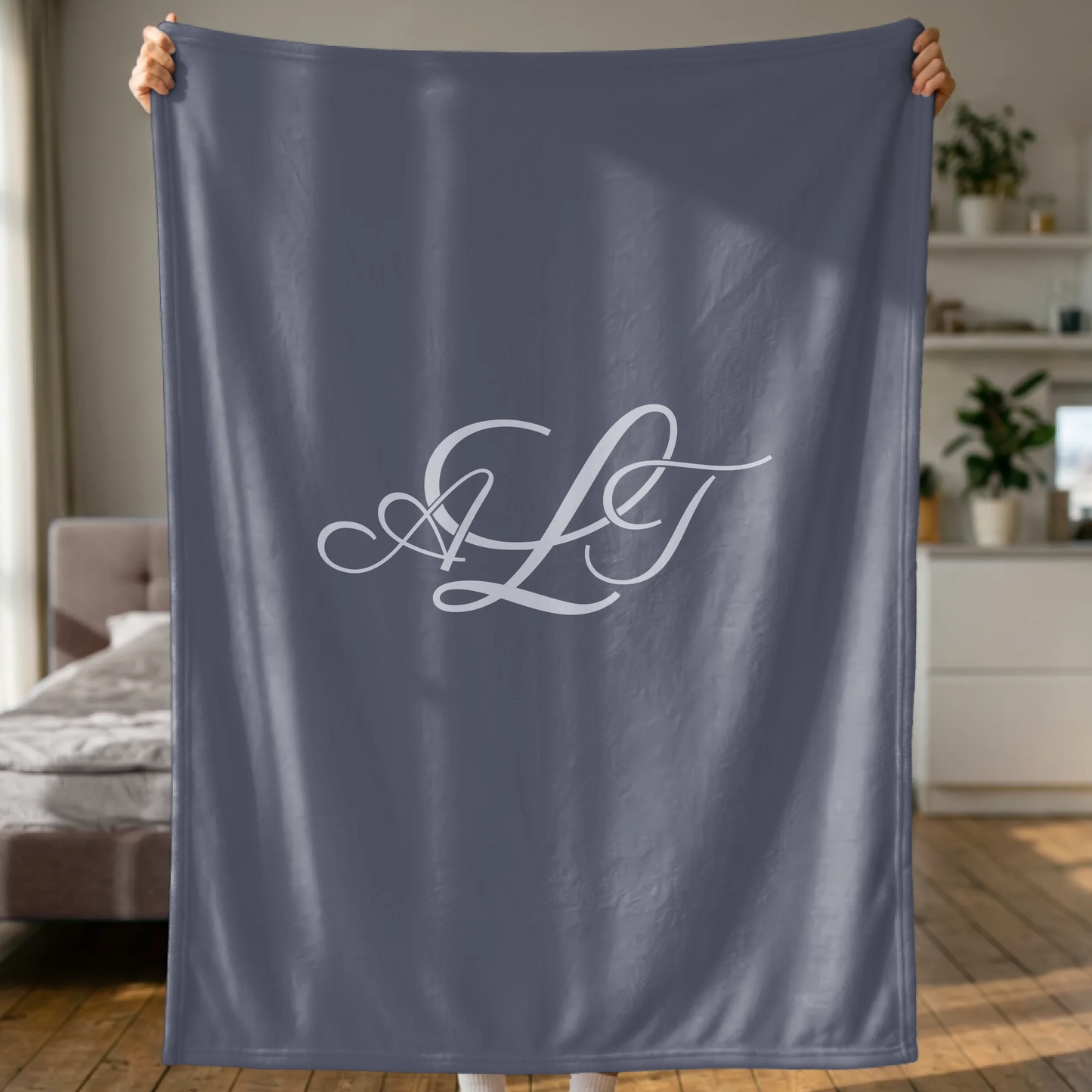 Woman Holding Blanket 2