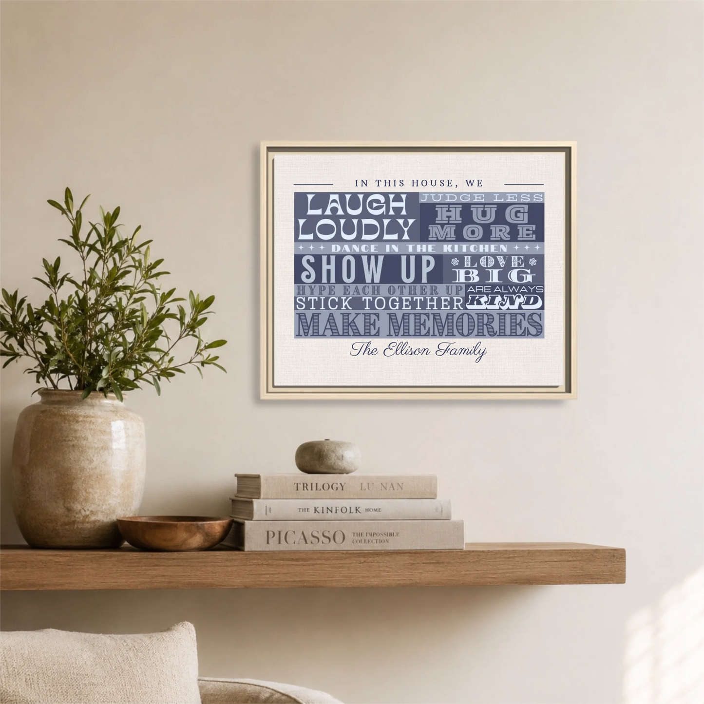 Natural framed Horizontal 5.4 20x16 Canvas Mockup for TIB