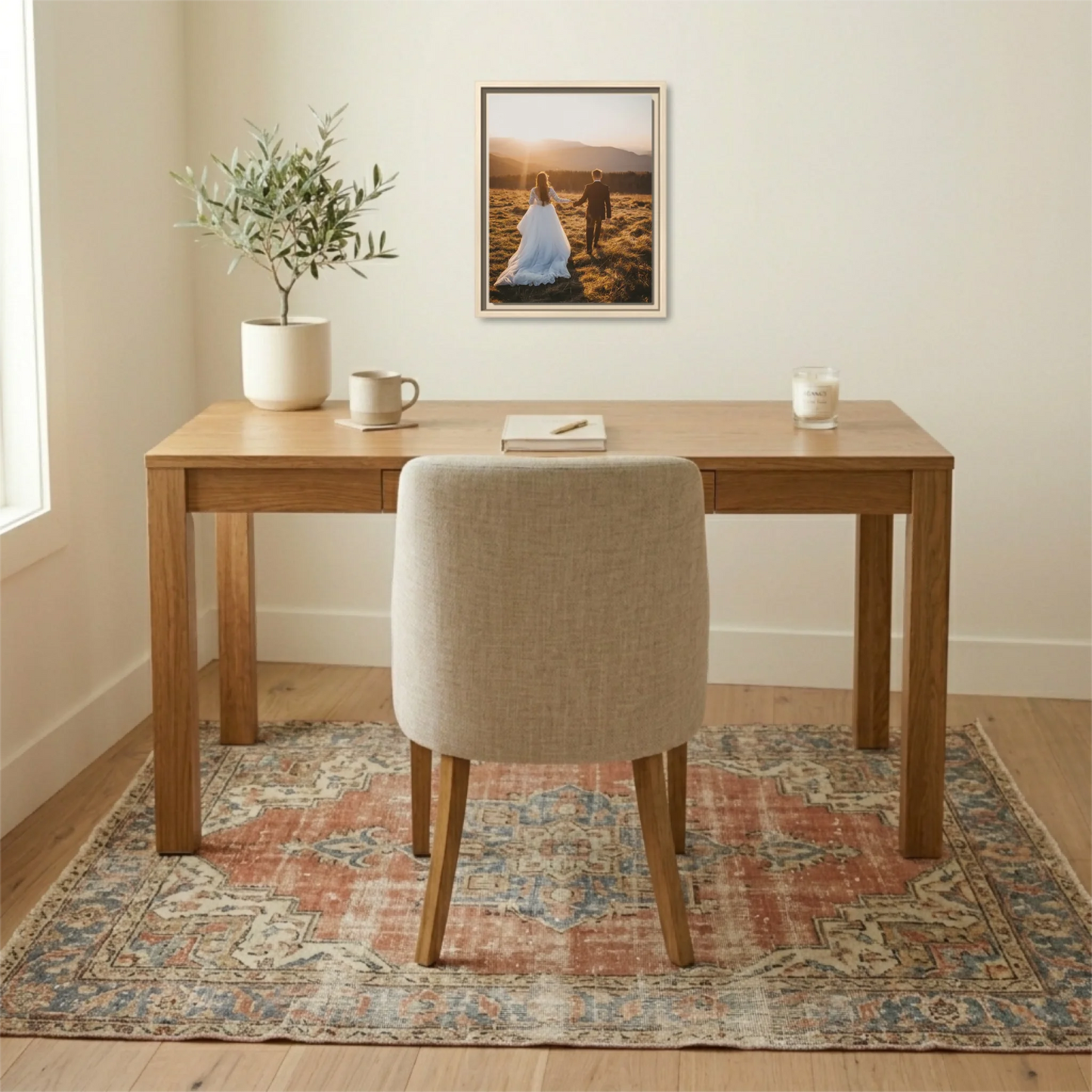 Natural 11.14 Rectangular Vertical Canvas