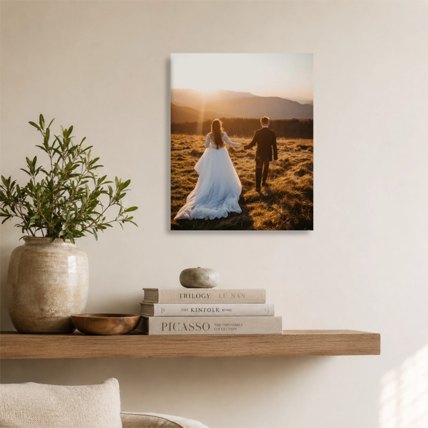 Unframed 16x20 Vertical Canvas (4.5) Mockup For TIB