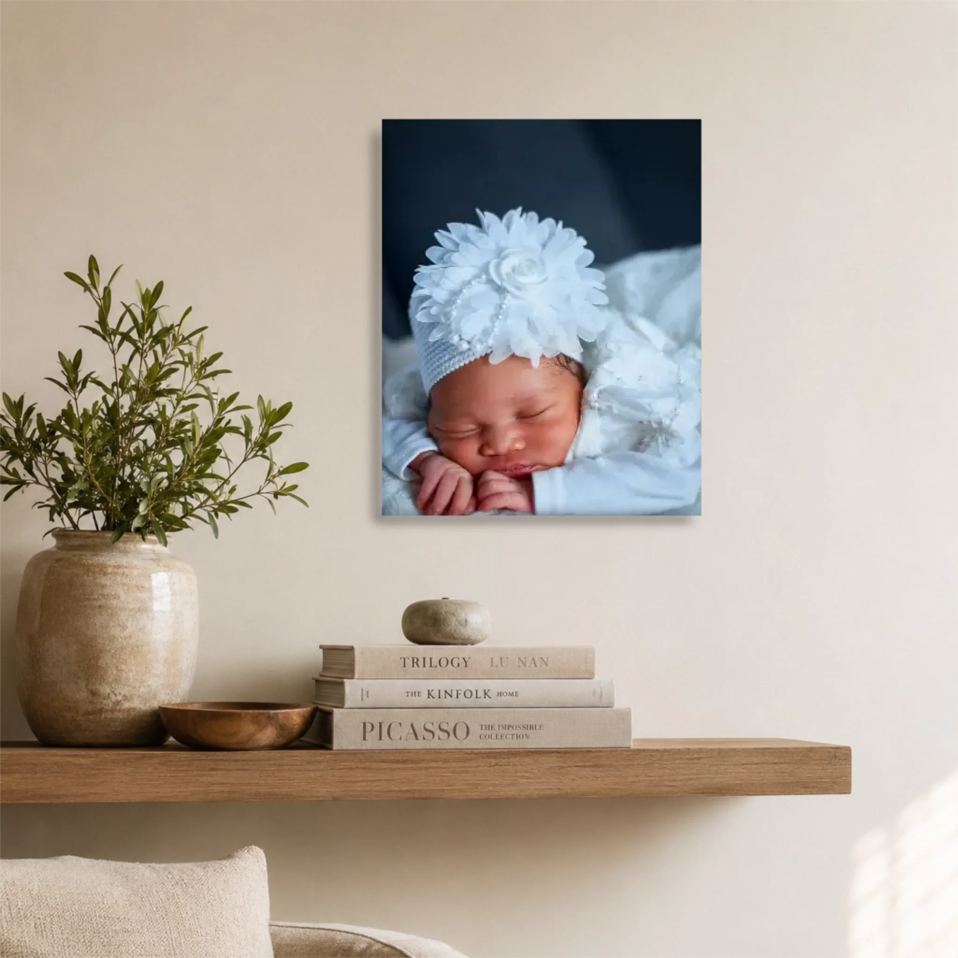Unframed 16x20 Vertical Canvas (4.5) Mockup For TIB