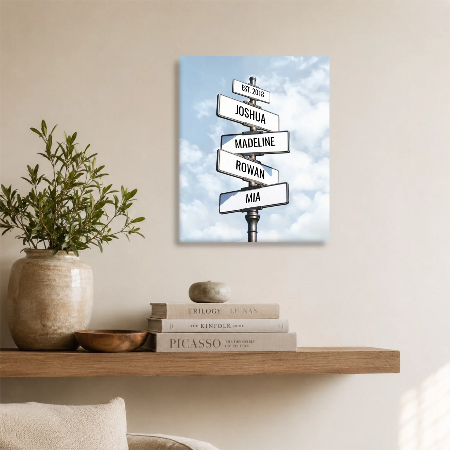Unframed 16x20 Vertical Canvas (4.5) Mockup For TIB