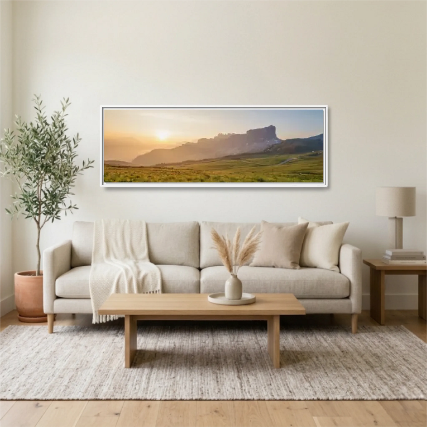 White Frame Panoramic 3.1 Mockup for TIB
