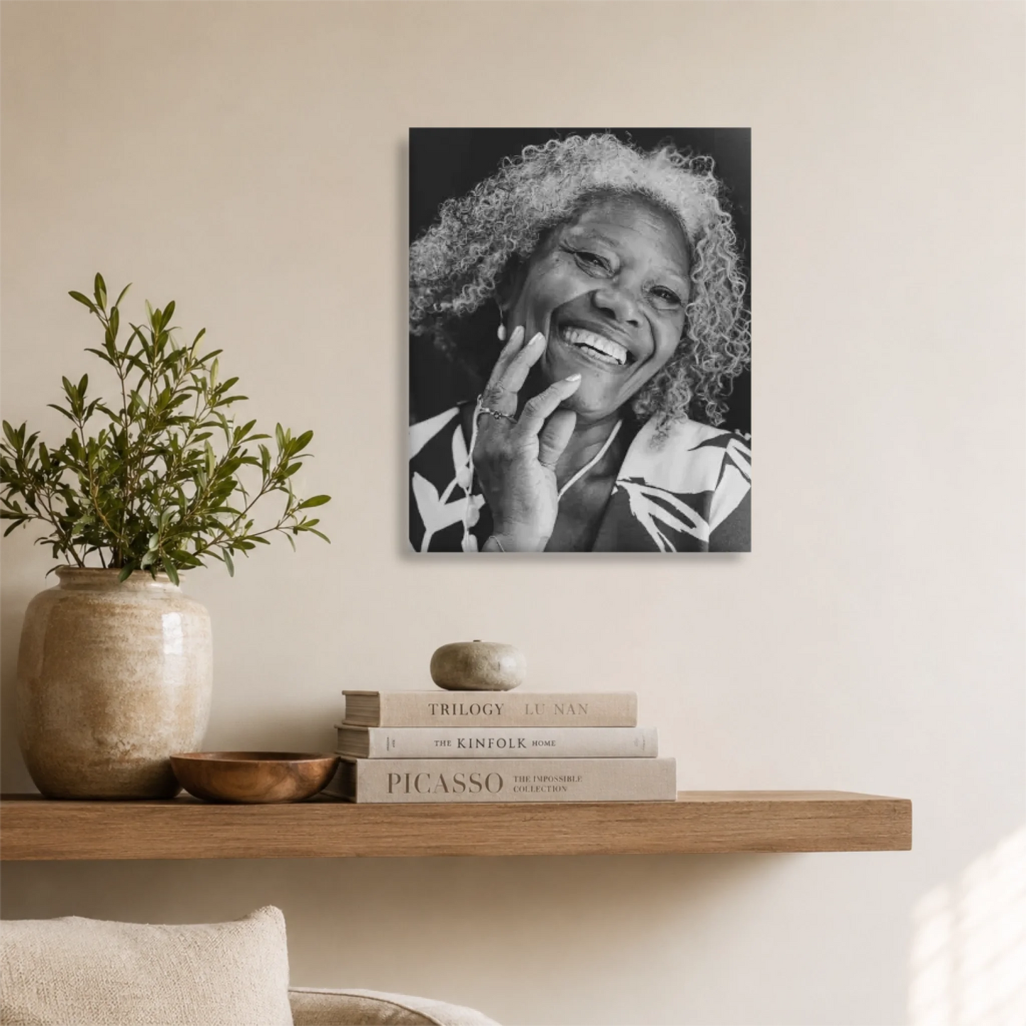 Unframed 16x20 Vertical Canvas (4.5) Mockup For TIB