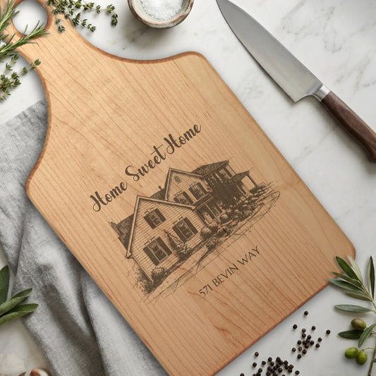 Paddle Cutting Board Maple for TIB