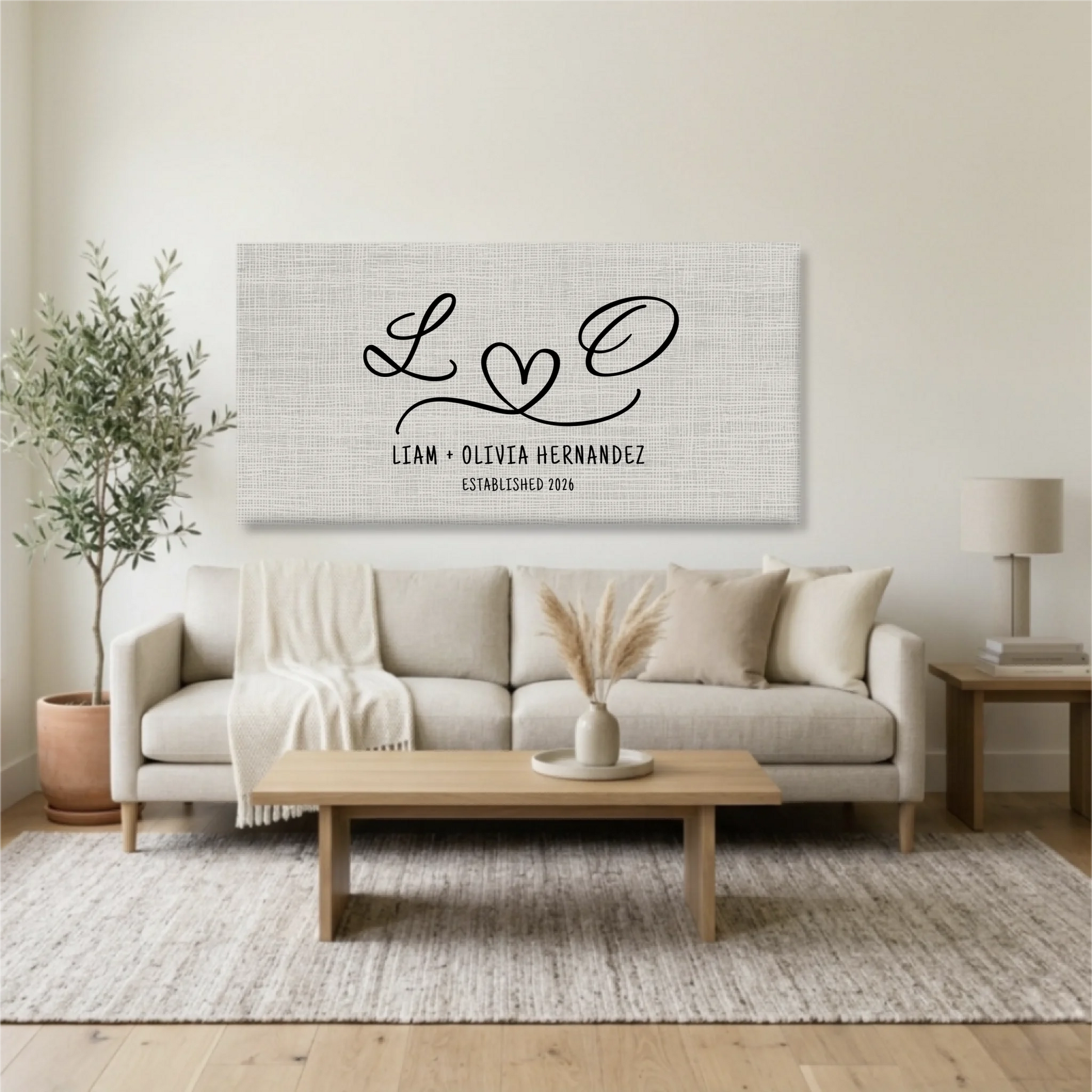 Living Room Unframed Wide Format 2.1 Mockup