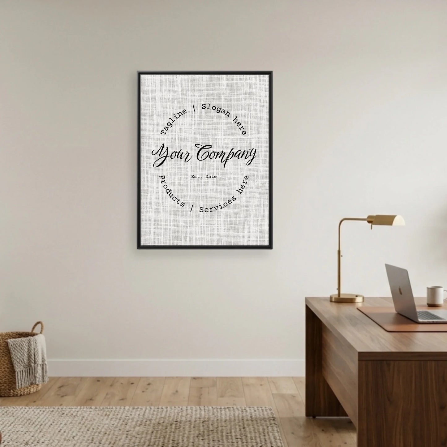 Office Blk Vertical Mockup