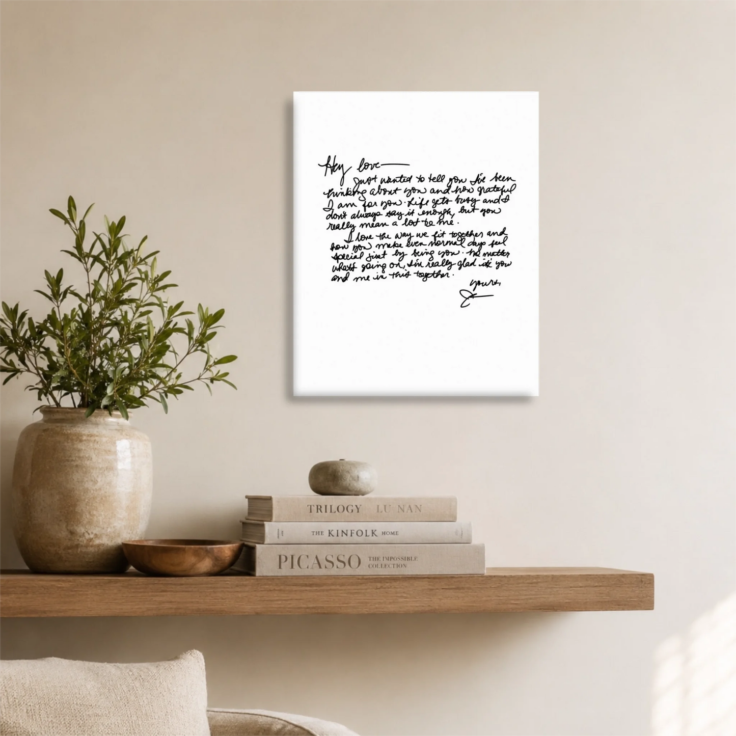 Unframed 16x20 Vertical Canvas (4.5) Mockup For TIB