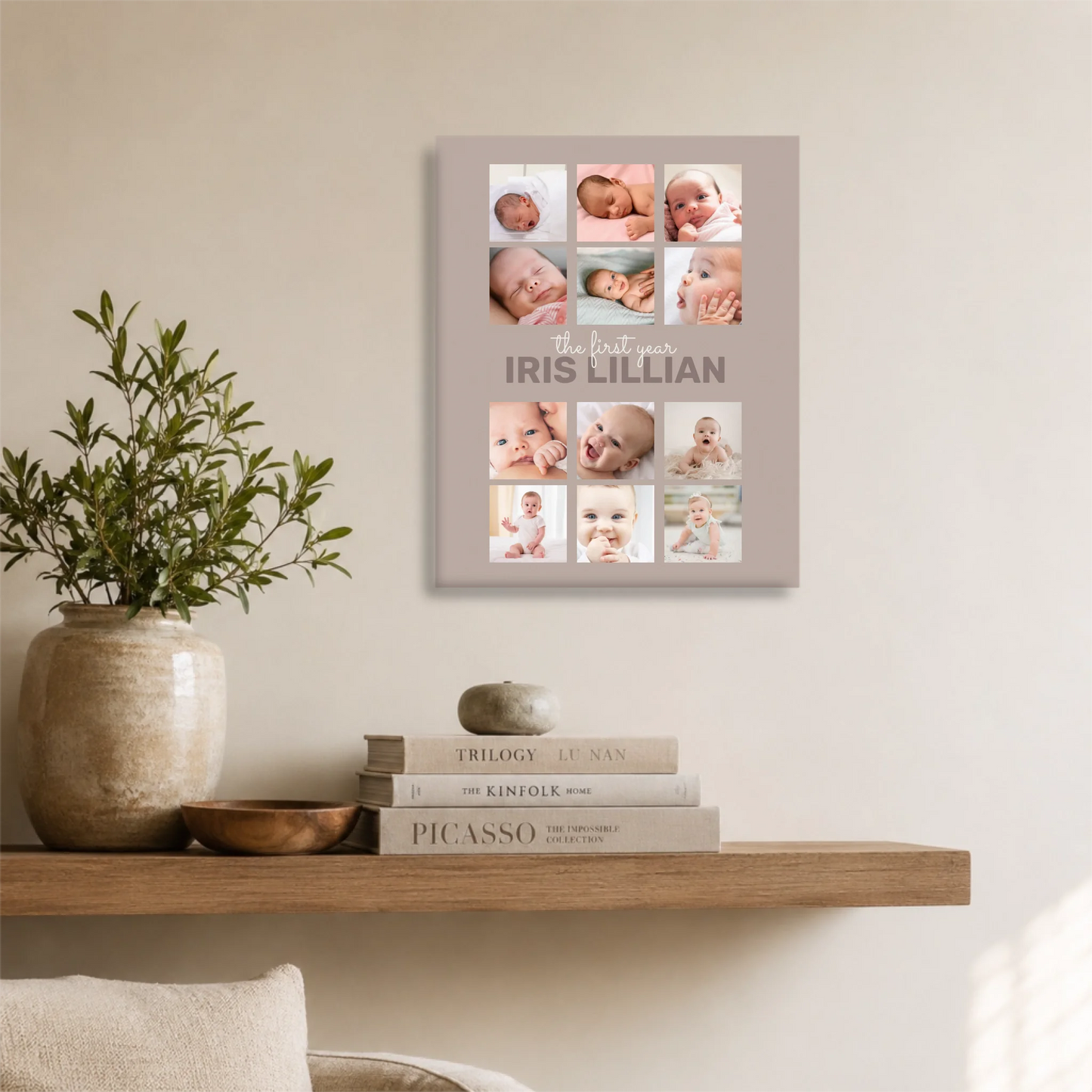 Unframed 16x20 Vertical Canvas (4.5) Mockup For TIB