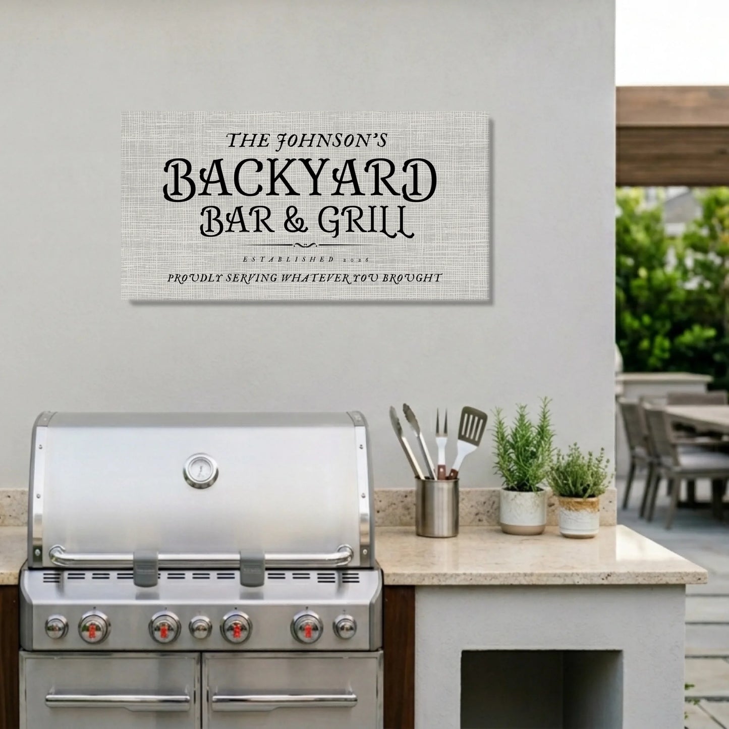 Grill:patio unframed Wide Format 2.1
