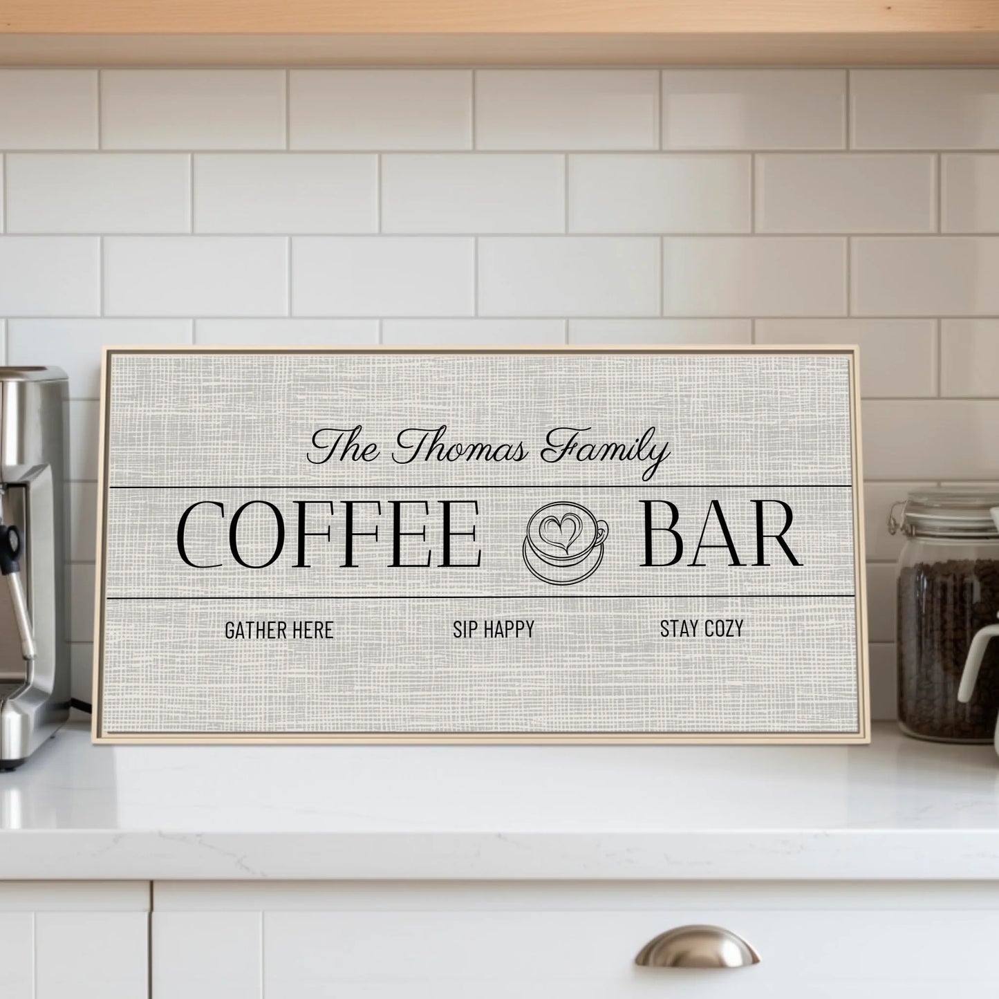 Coffee Bar : Kitchen Ntl WF 2.1 Lifestyle Closeup Mockup