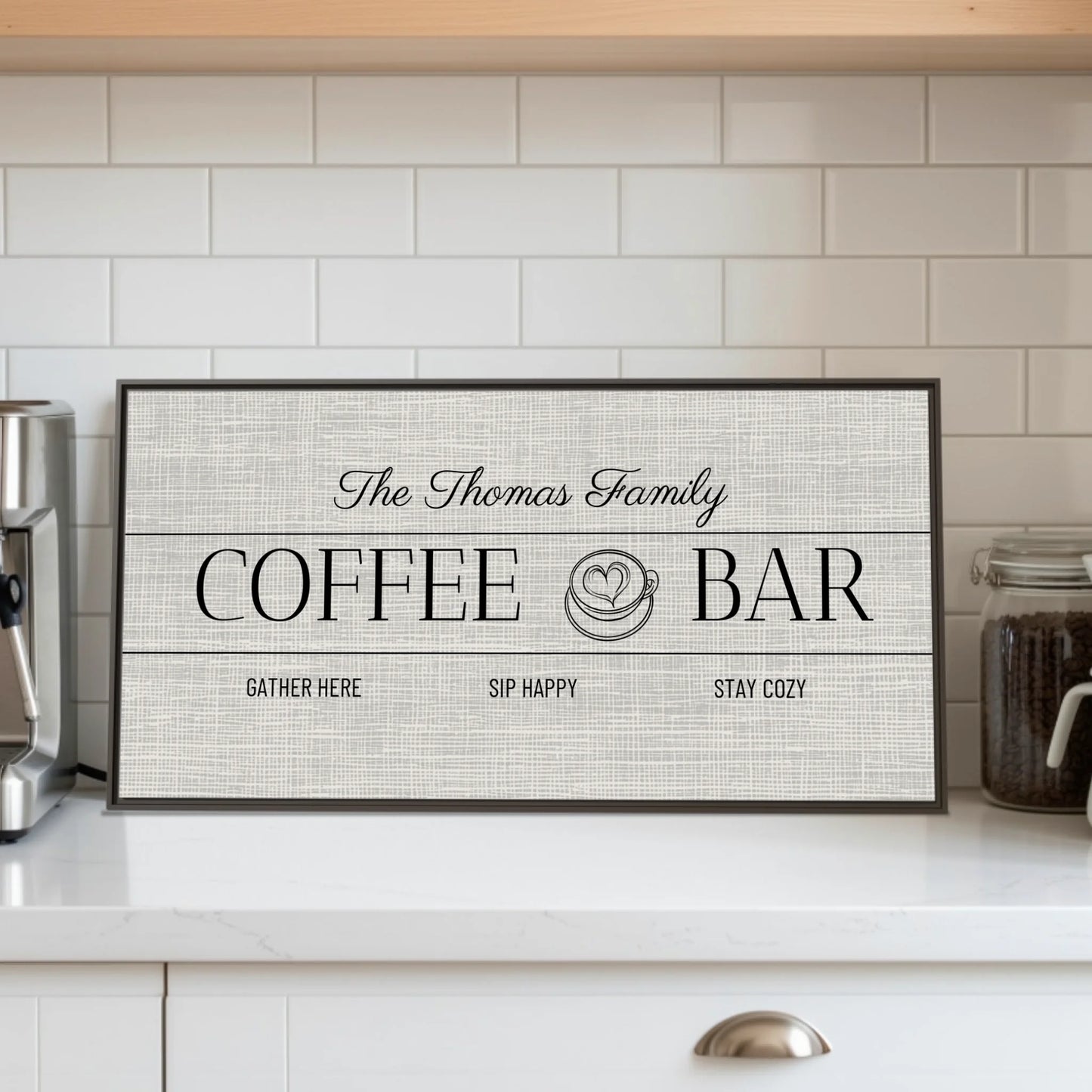 Coffee Bar : Kitchen Esp WF 2.1 Lifestyle Closeup Mockup