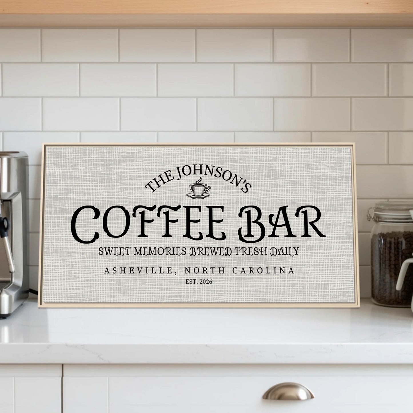 Coffee Bar : Kitchen Ntl WF 2.1 Lifestyle Closeup Mockup