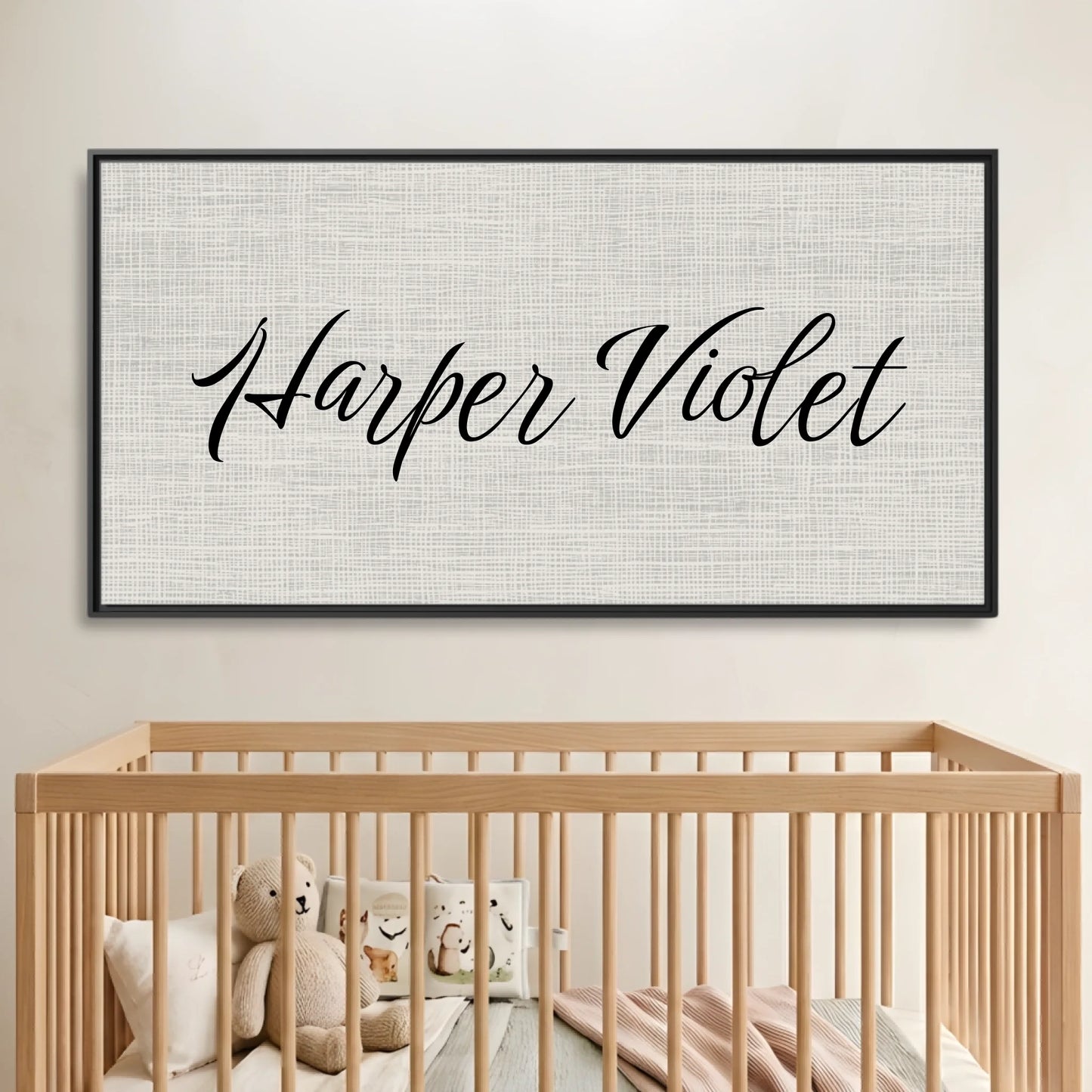Crib : Nursery Blk WF 2.1 Lifestyle Closeup Mockup