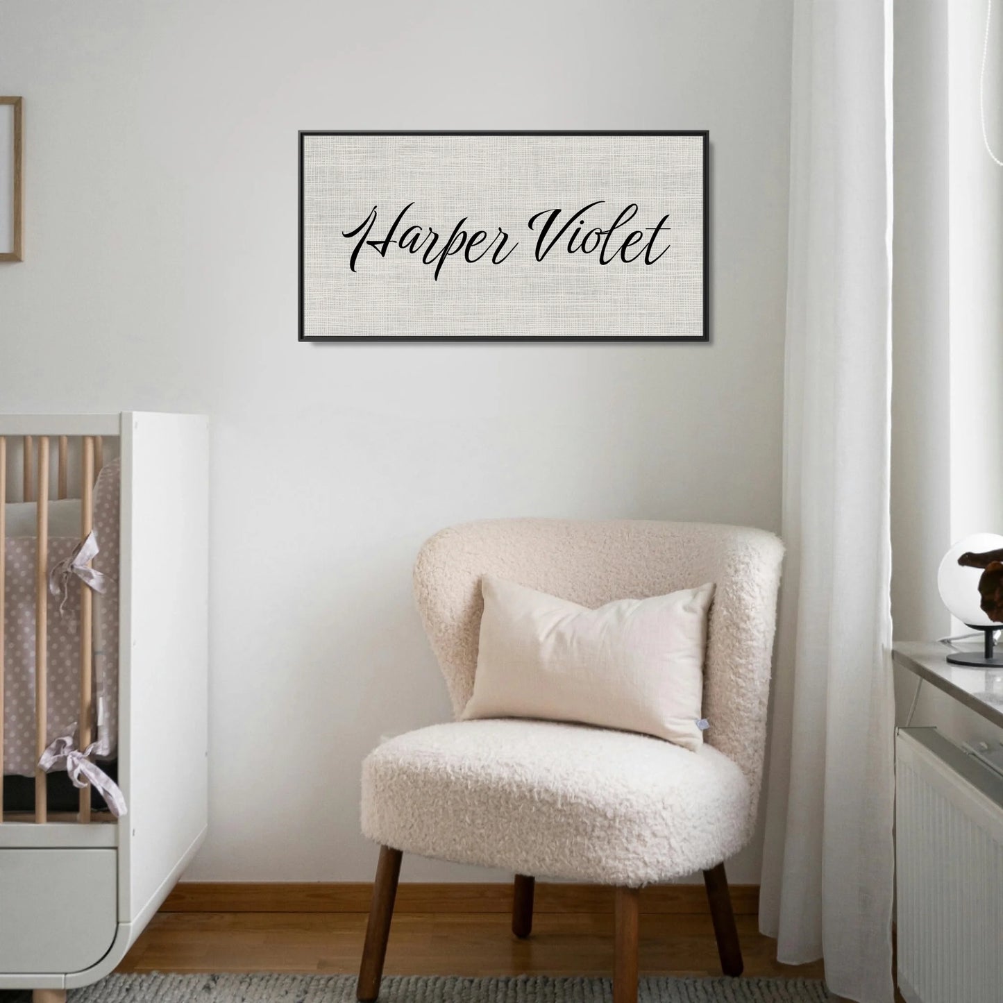 Baby Room:Nursery 2 Black Framed