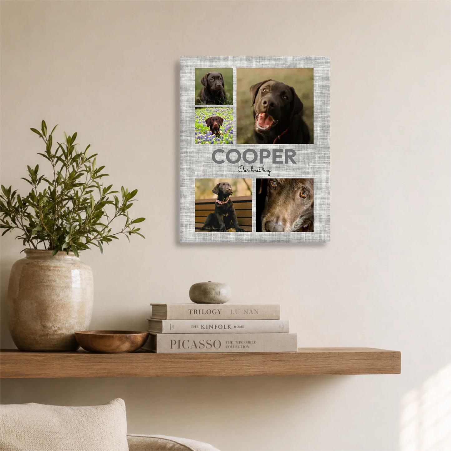 Unframed 16x20 Vertical Canvas (4.5) Mockup For TIB