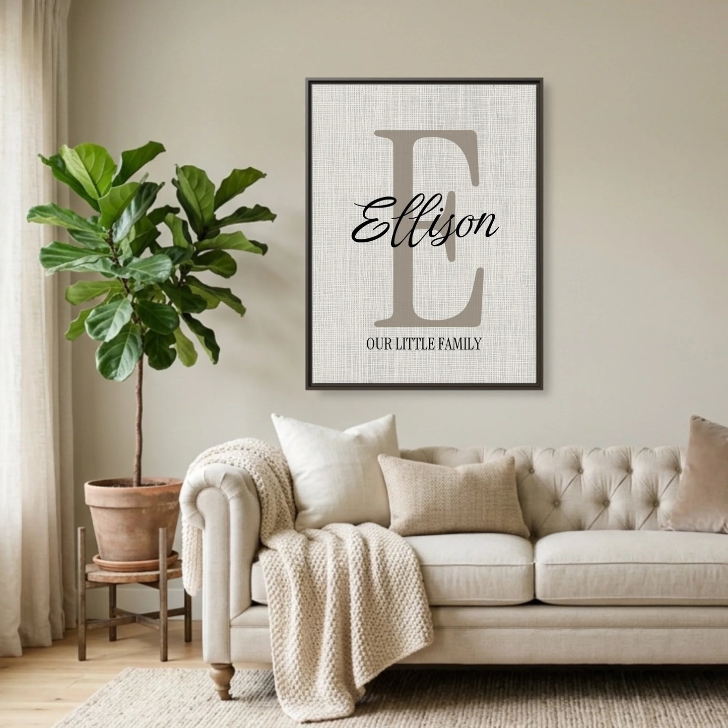 Espresso Framed 30x40 (3.4) Vertical Rectangular Canvas
