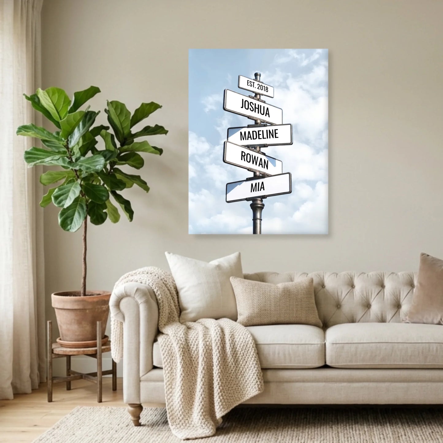 Unframed  30x40 (3.4) Vertical Rectangular Canvas