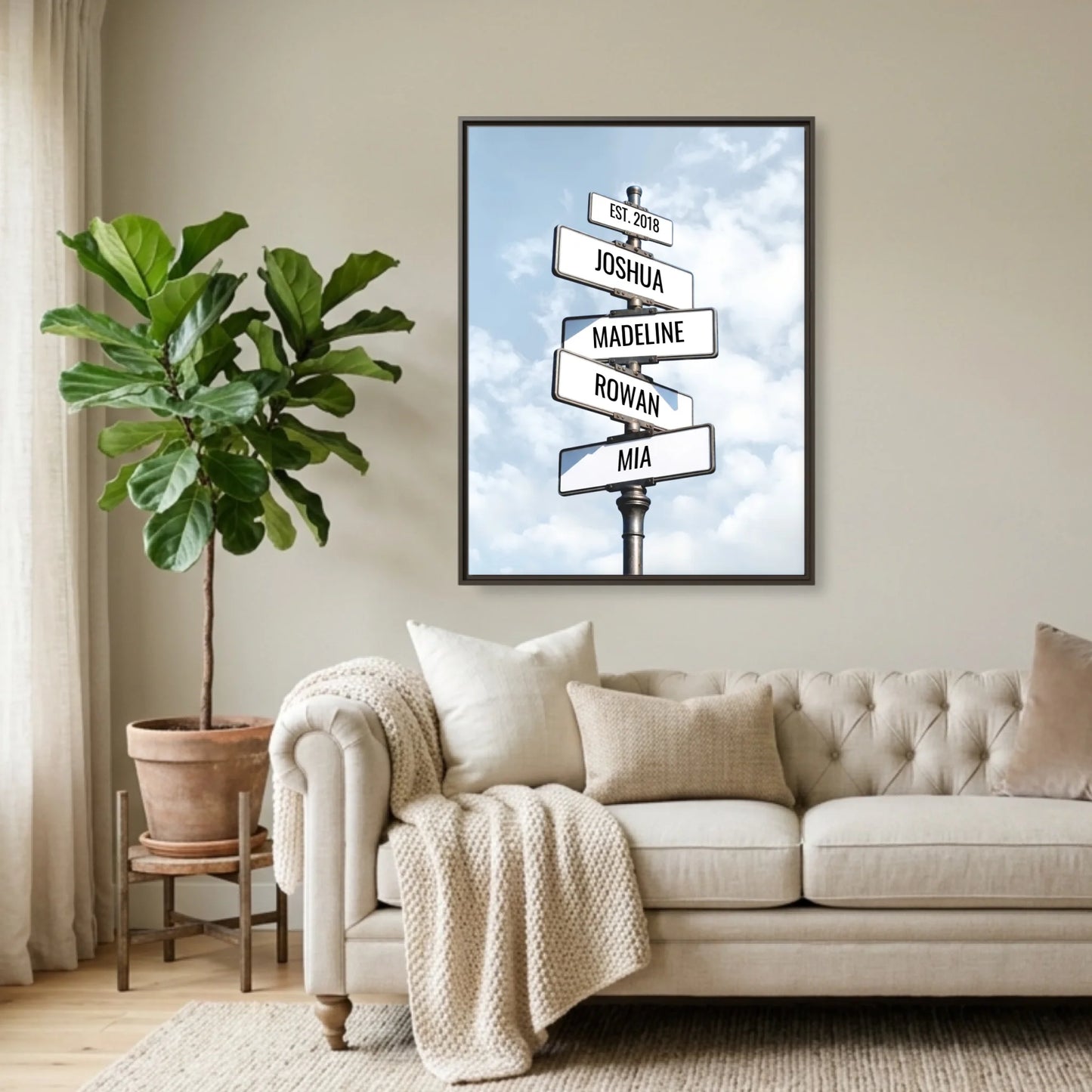 Espresso Framed 30x40 (3.4) Vertical Rectangular Canvas