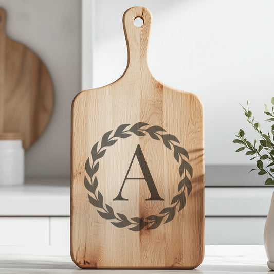 Paddle Cutting Board Lifestyle Closeup