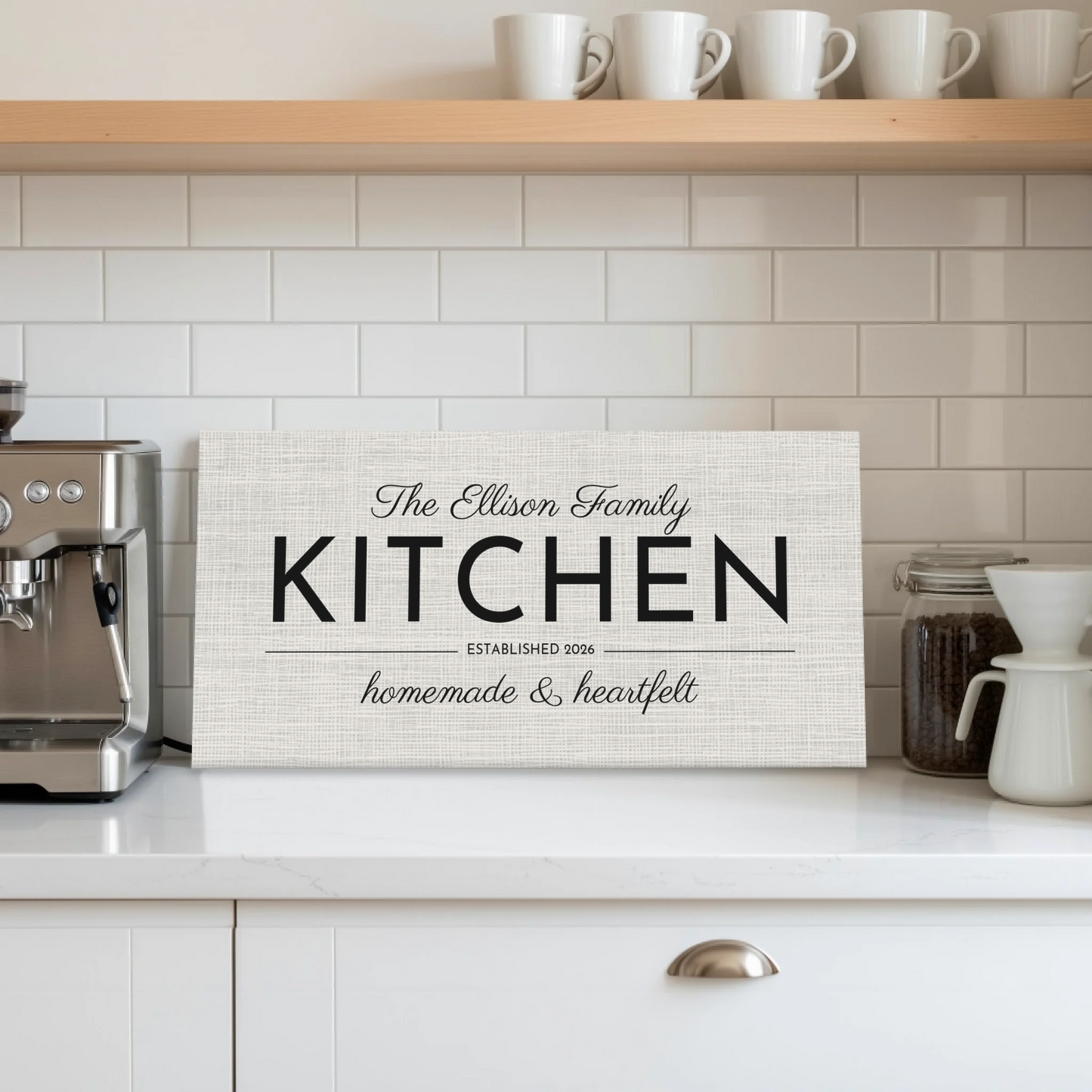 Coffee Bar:Kitchen Unframed Wide Format 2.1