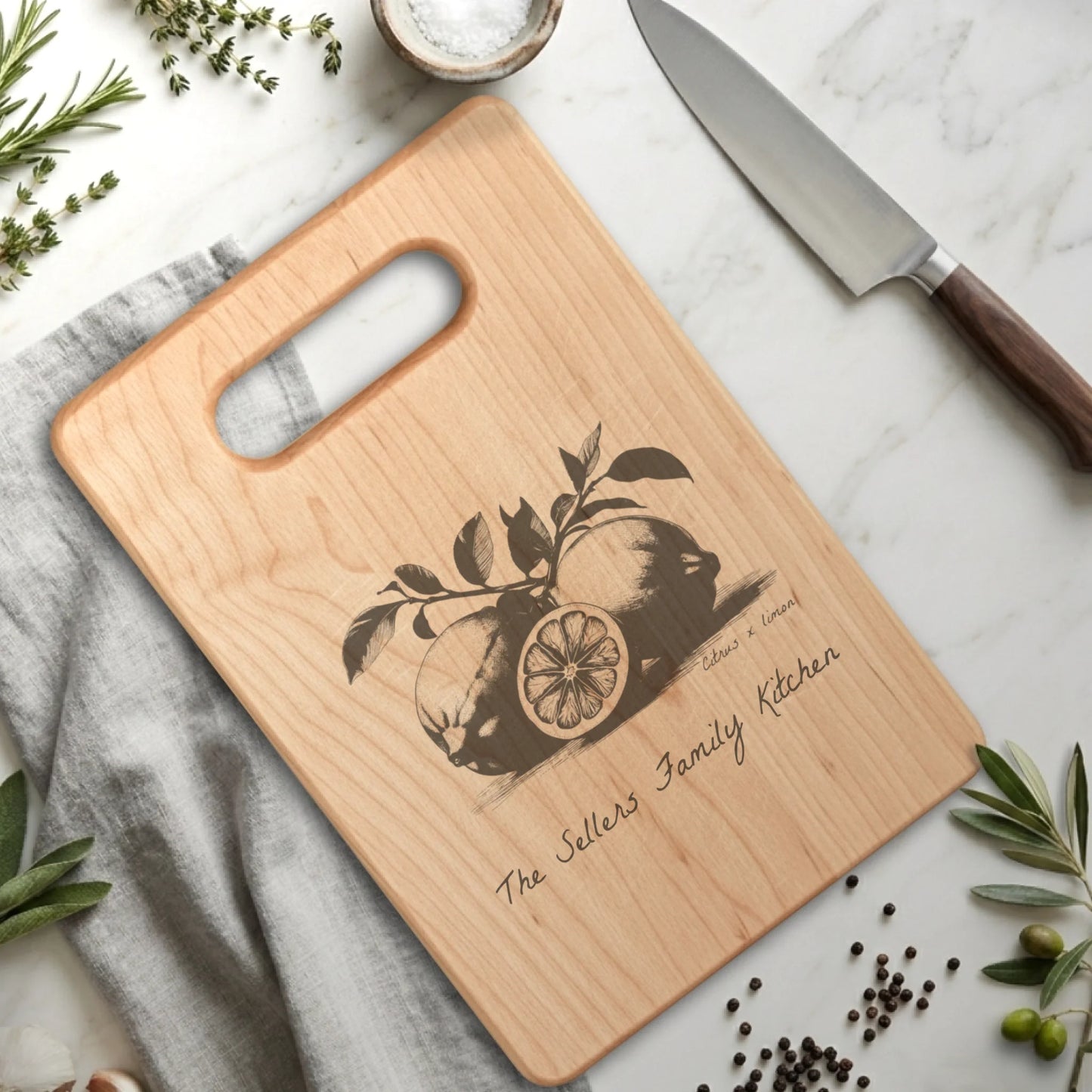 Rectangle Cutting Board Maple for TIB