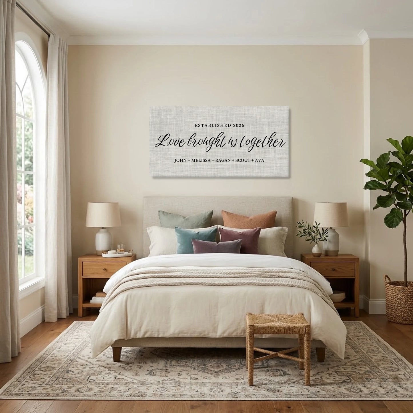 Bedroom - Nice Colors Unframed Wide Format 2.1 Mockup