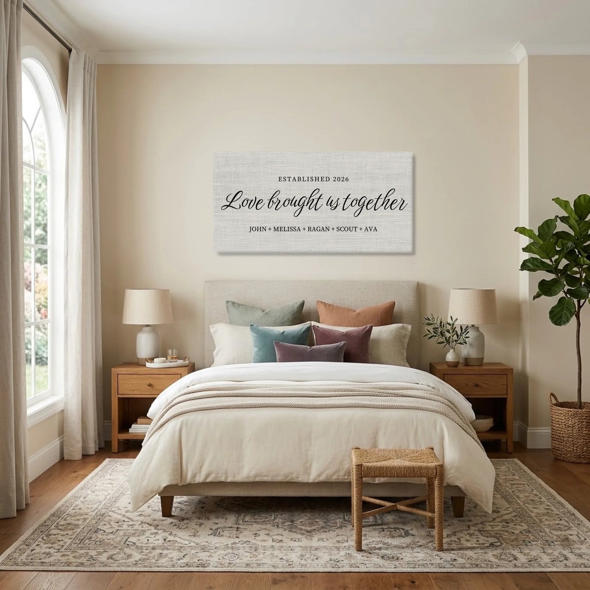 Bedroom - Nice Colors Unframed Wide Format 2.1 Mockup
