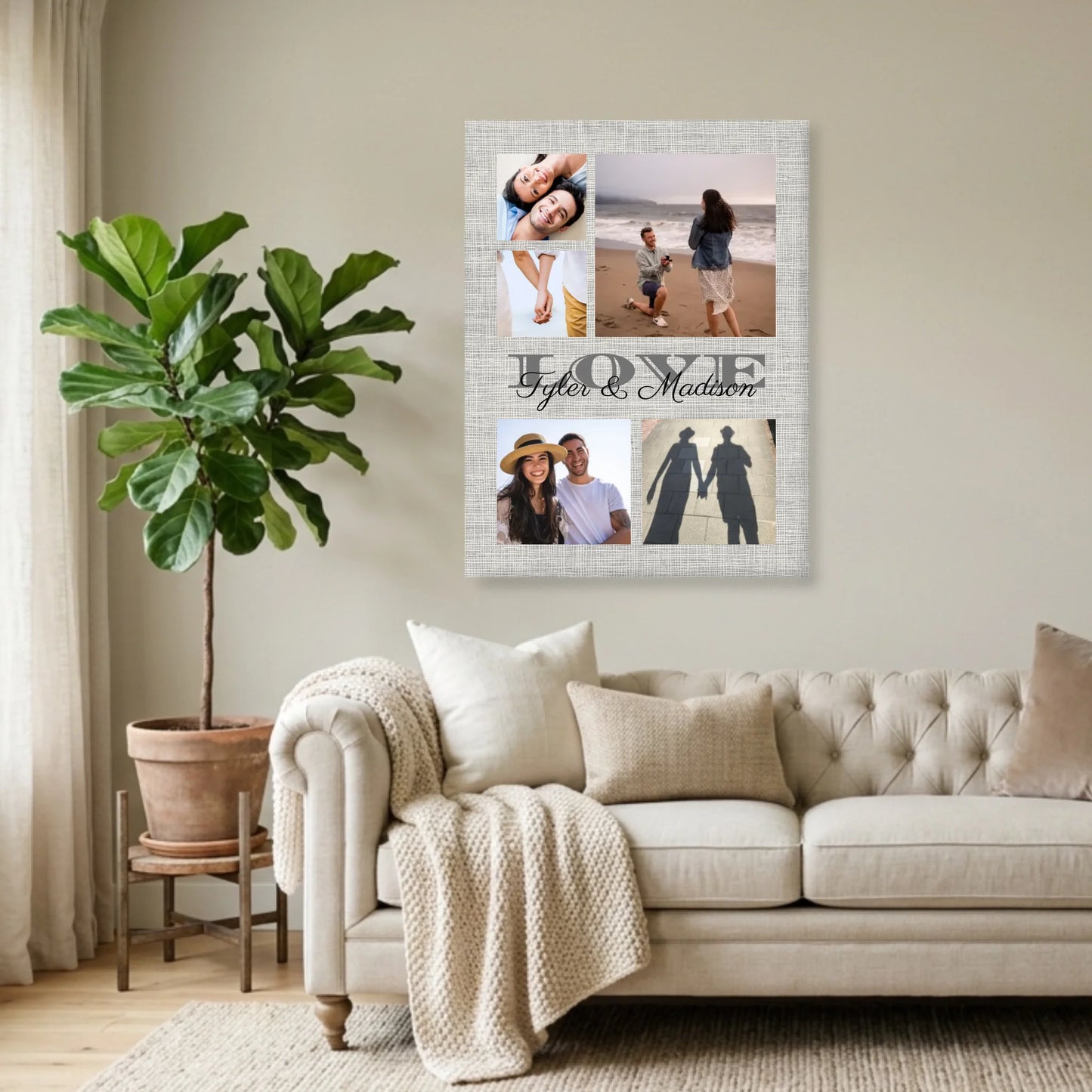 Unframed  30x40 (3.4) Vertical Rectangular Canvas