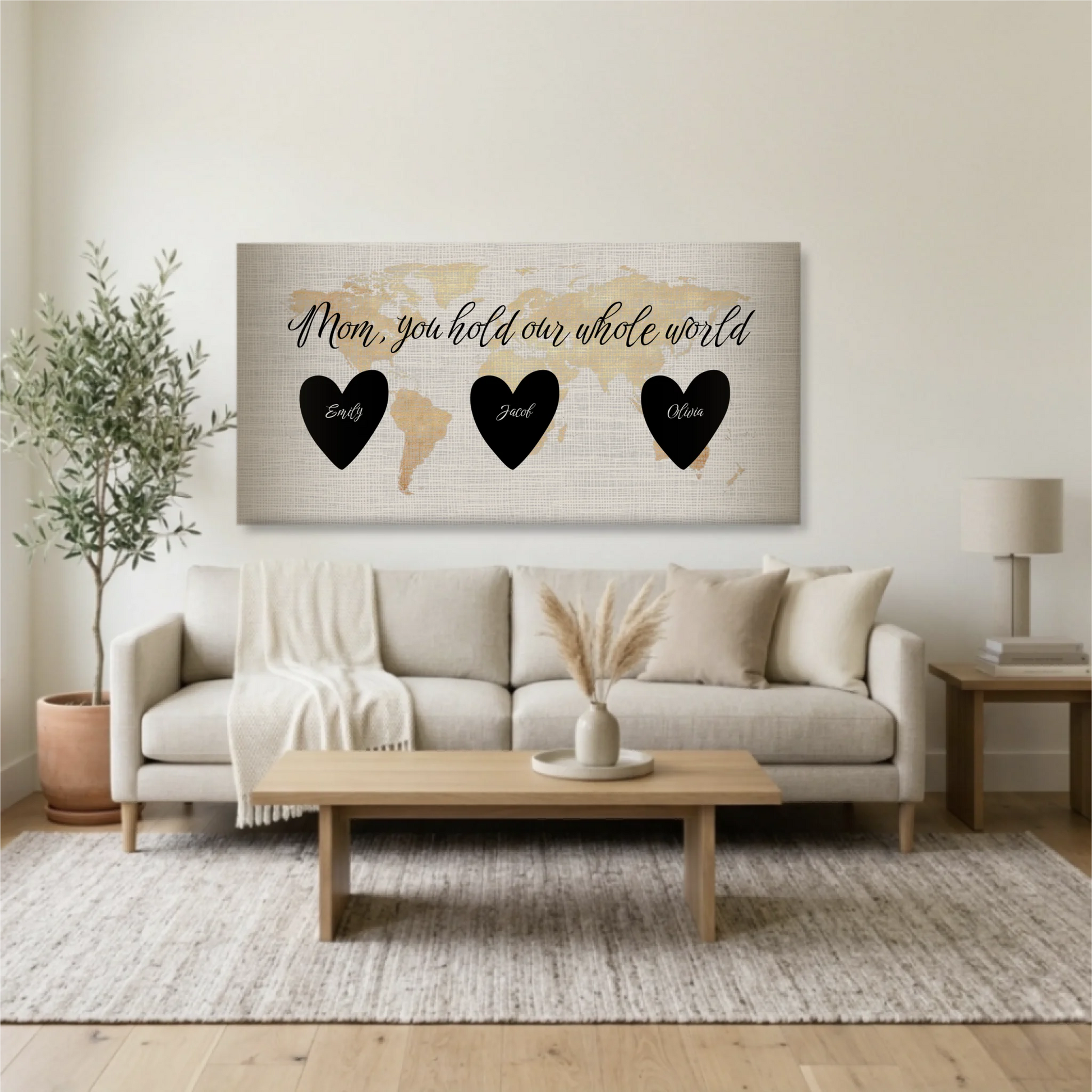 Living Room Unframed Wide Format 2.1 Mockup