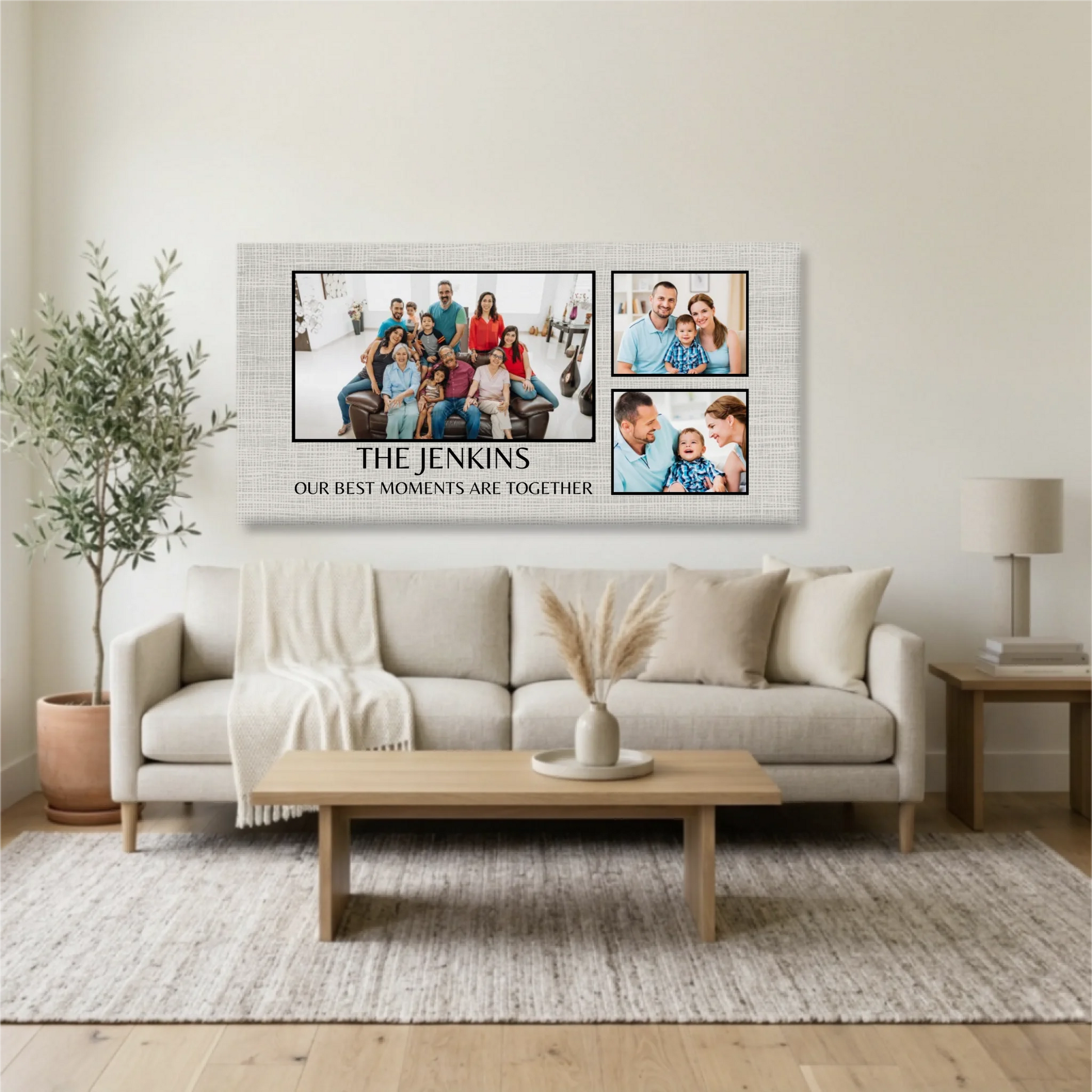 Living Room Unframed Wide Format 2.1 Mockup
