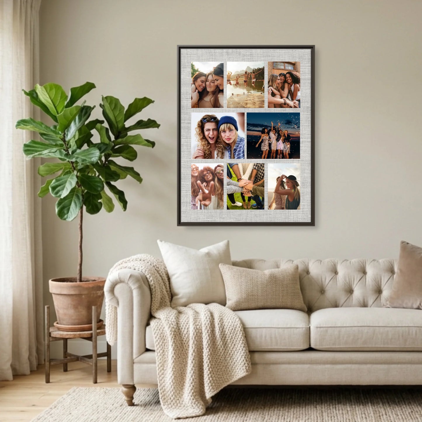 Espresso Framed 30x40 (3.4) Vertical Rectangular Canvas